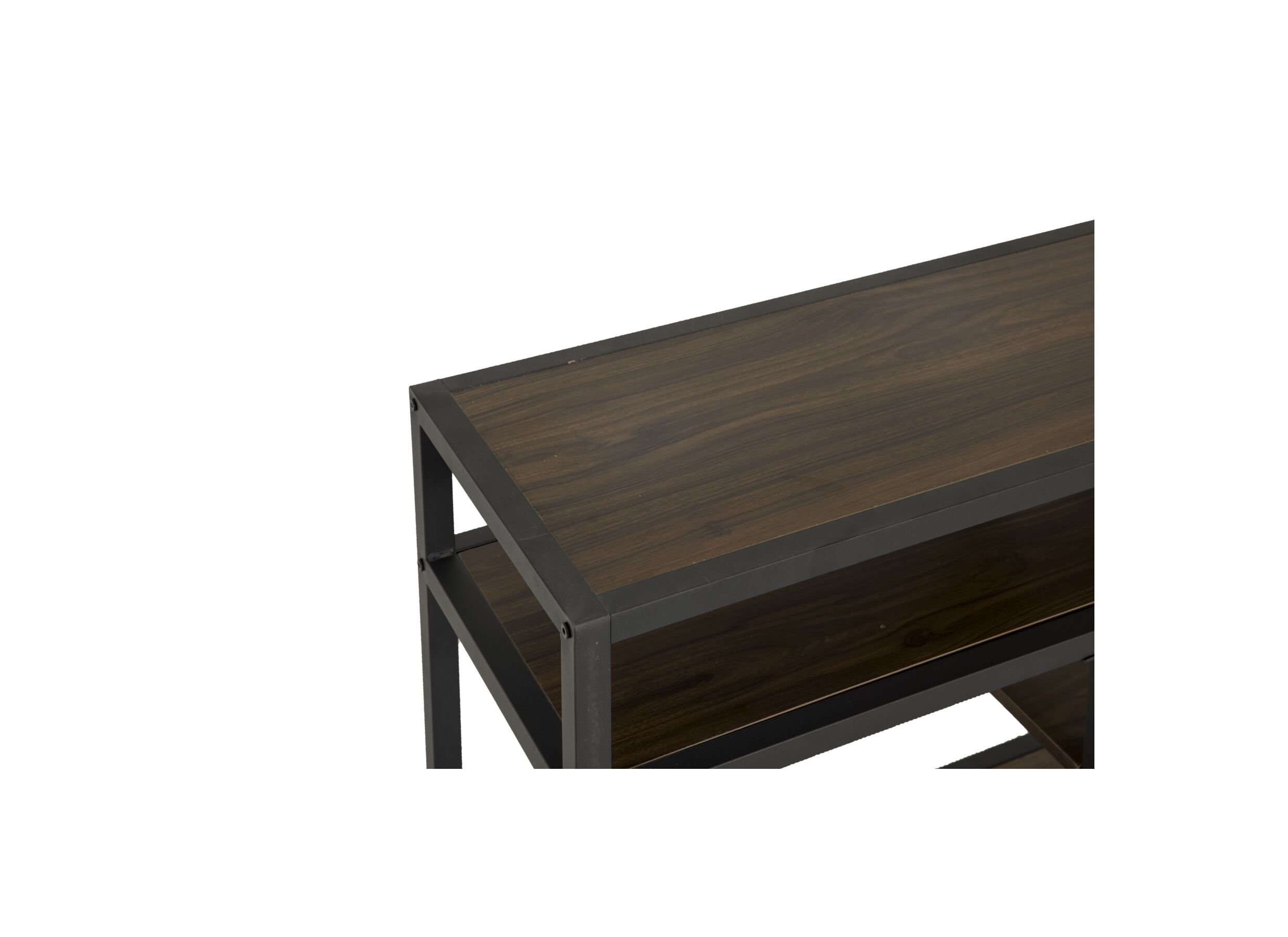 Detailfoto - Wandtafel Jackson 100x35cm - MDF - walnoot