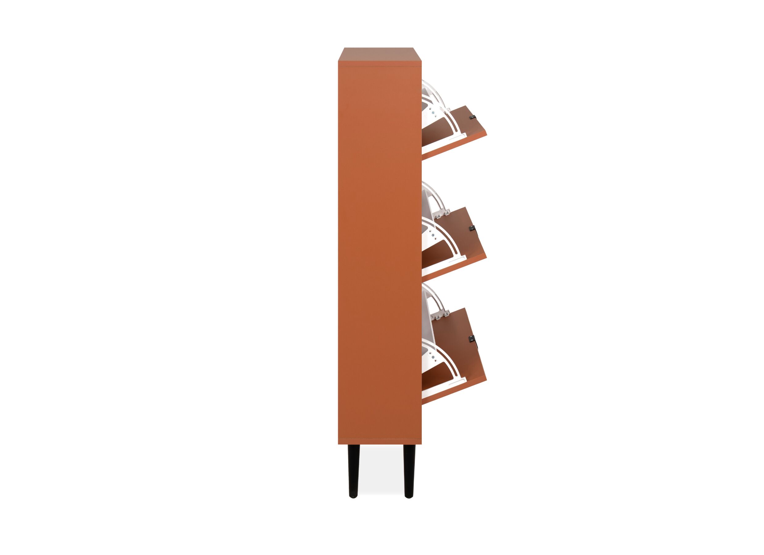 Disposition - Armoire à chaussures Vigo 70x24x125cm - mélamine - terra