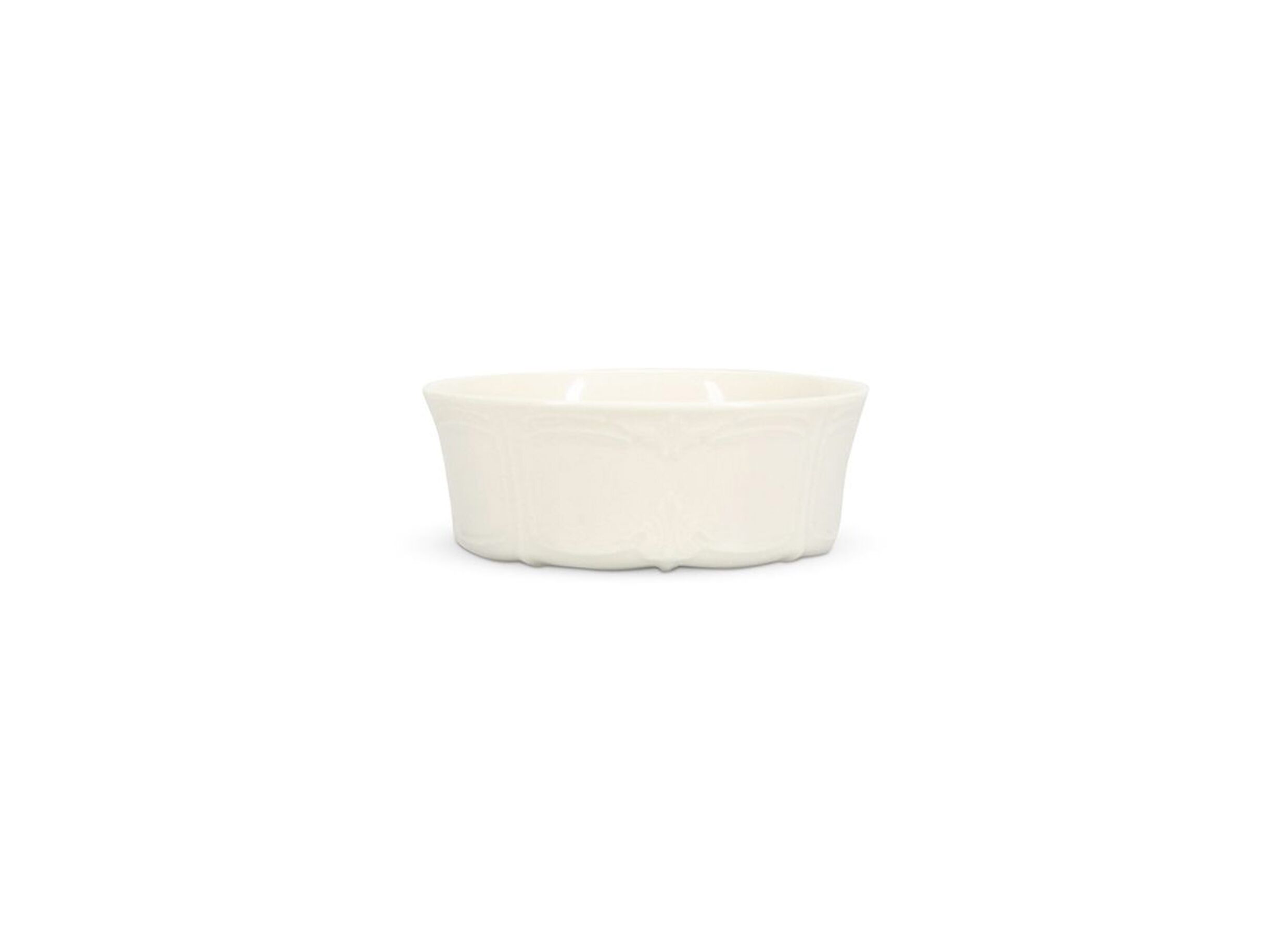 Plus Important - Assiette Retro Ø13x5cm - porcelaine - blanc