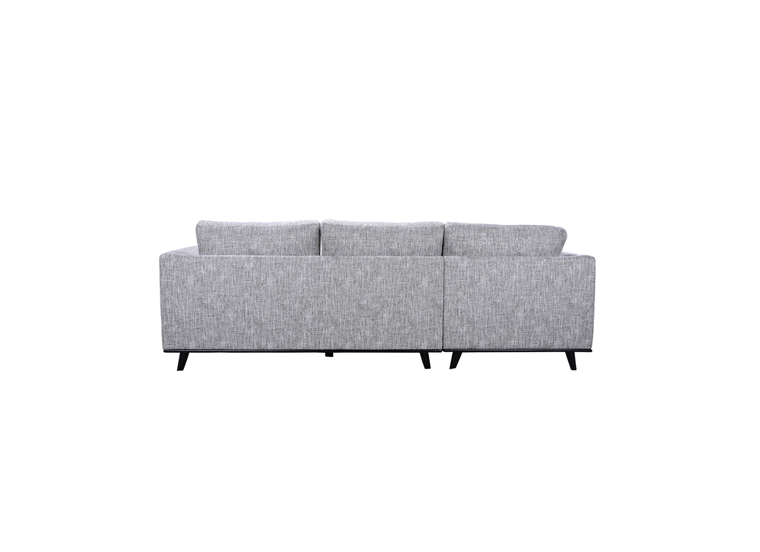 Aperçu - Canapé d'angle Lambda 248,5x151cm - tissu - ivoire