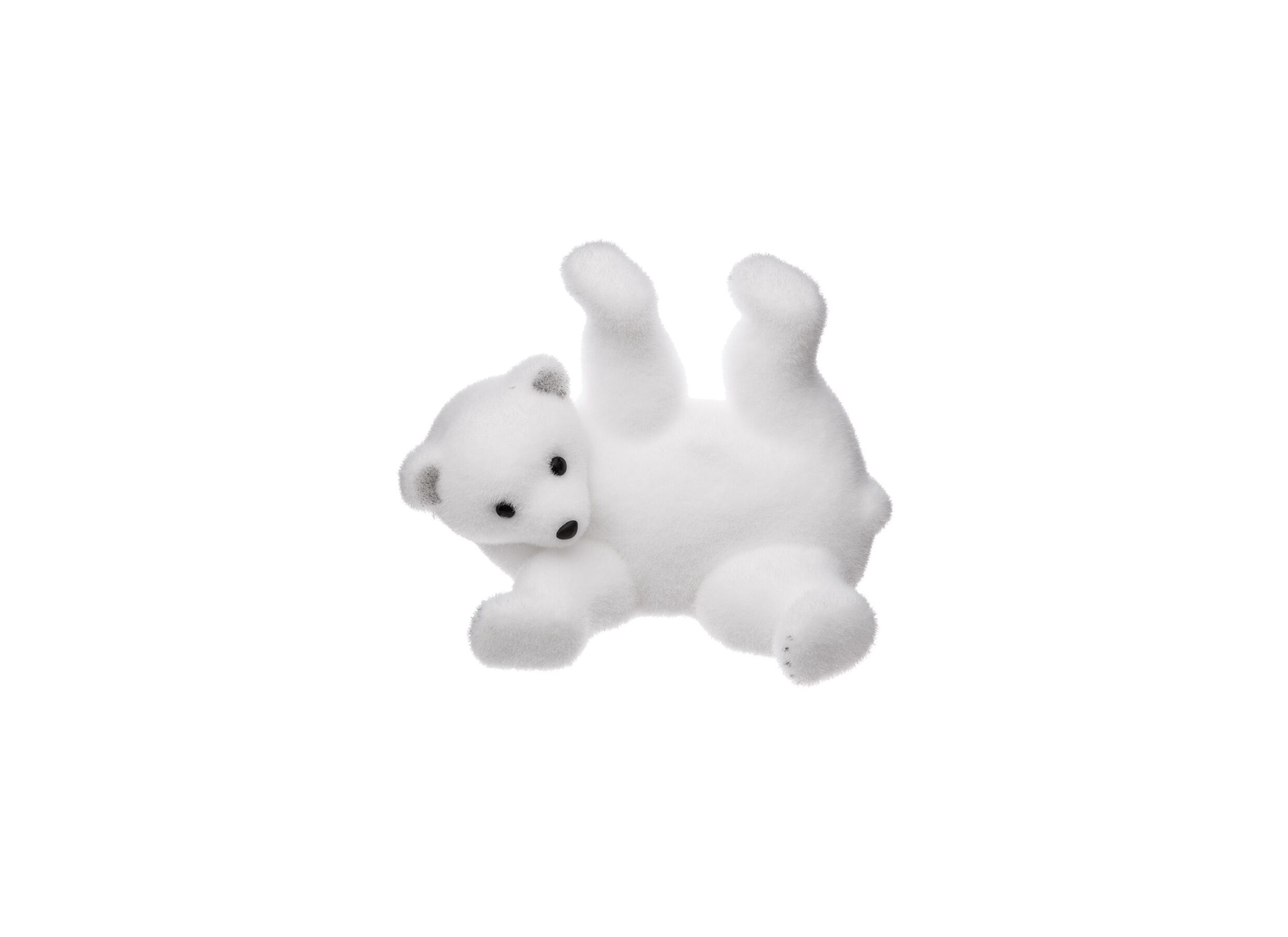 Figuur Rollende ijsbeer H30cm - Figurine Ours polaire roulant H30cm
