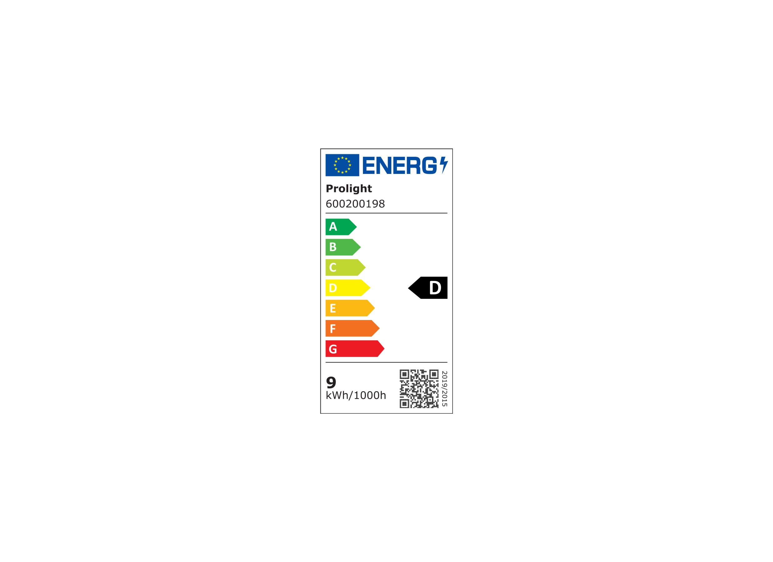 Energielabel - Ledlamp 8,5W R7S - dimbaar