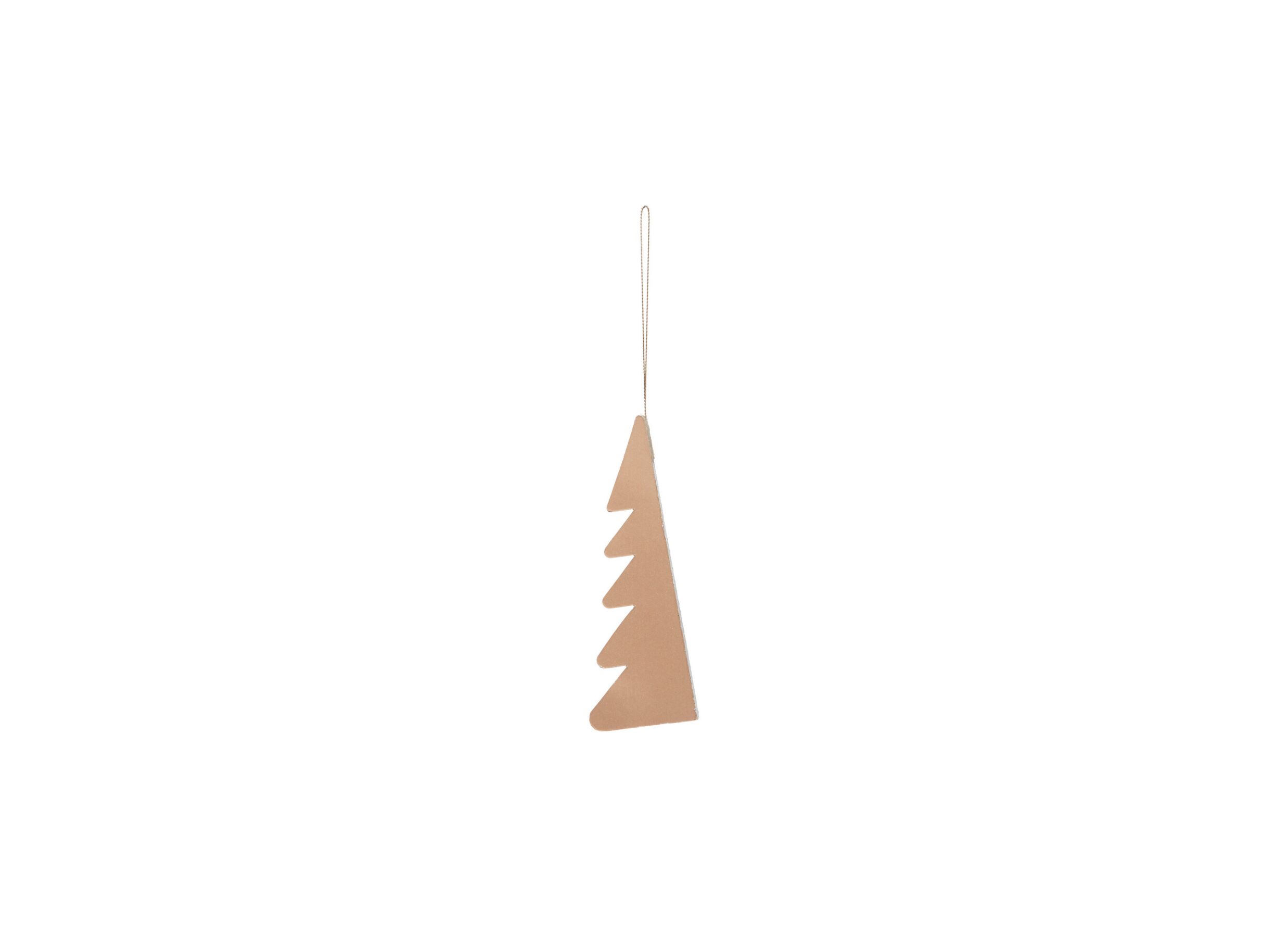 Overzichtsfoto - Kerstboom papier H15cm beige