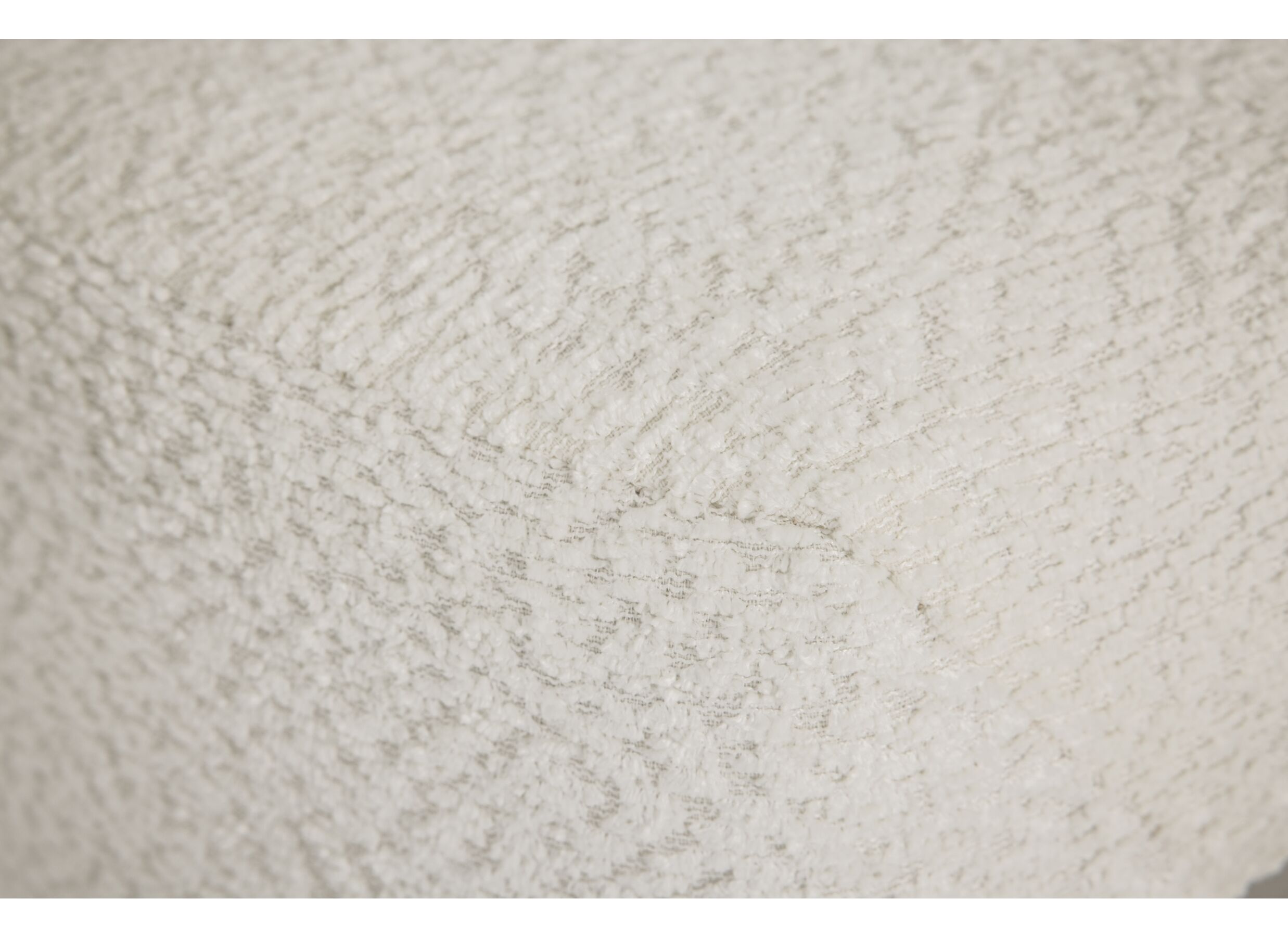 Detail - Banc Snowflake 122x45x51cm - chenille - blanc