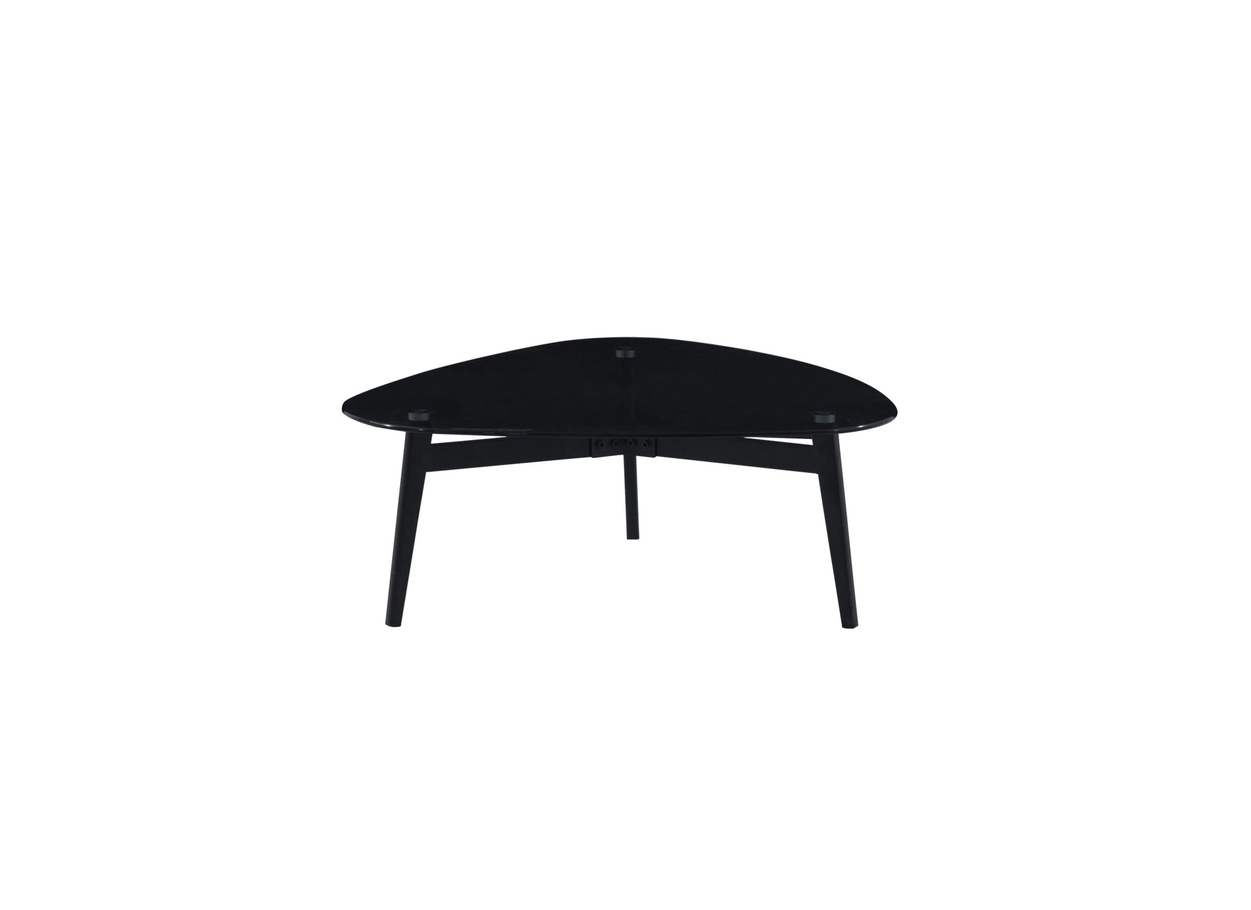 Aperçu - Table basse Planetoide Ø80cm - verre/metal - bleu - lot de 2