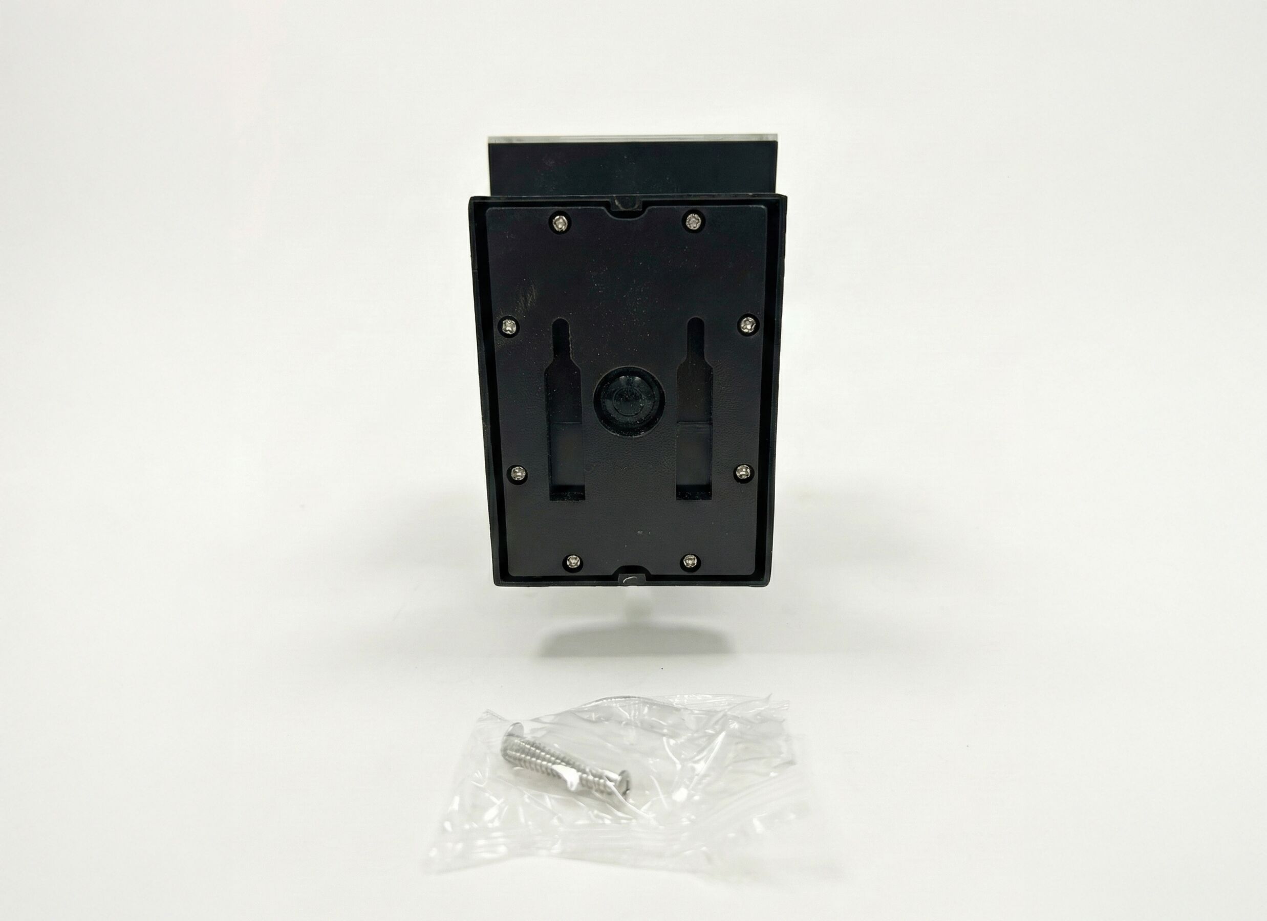 Disposition - Applique murale extérieure Willem 9x9x15cm - aluminium & plastique - noir