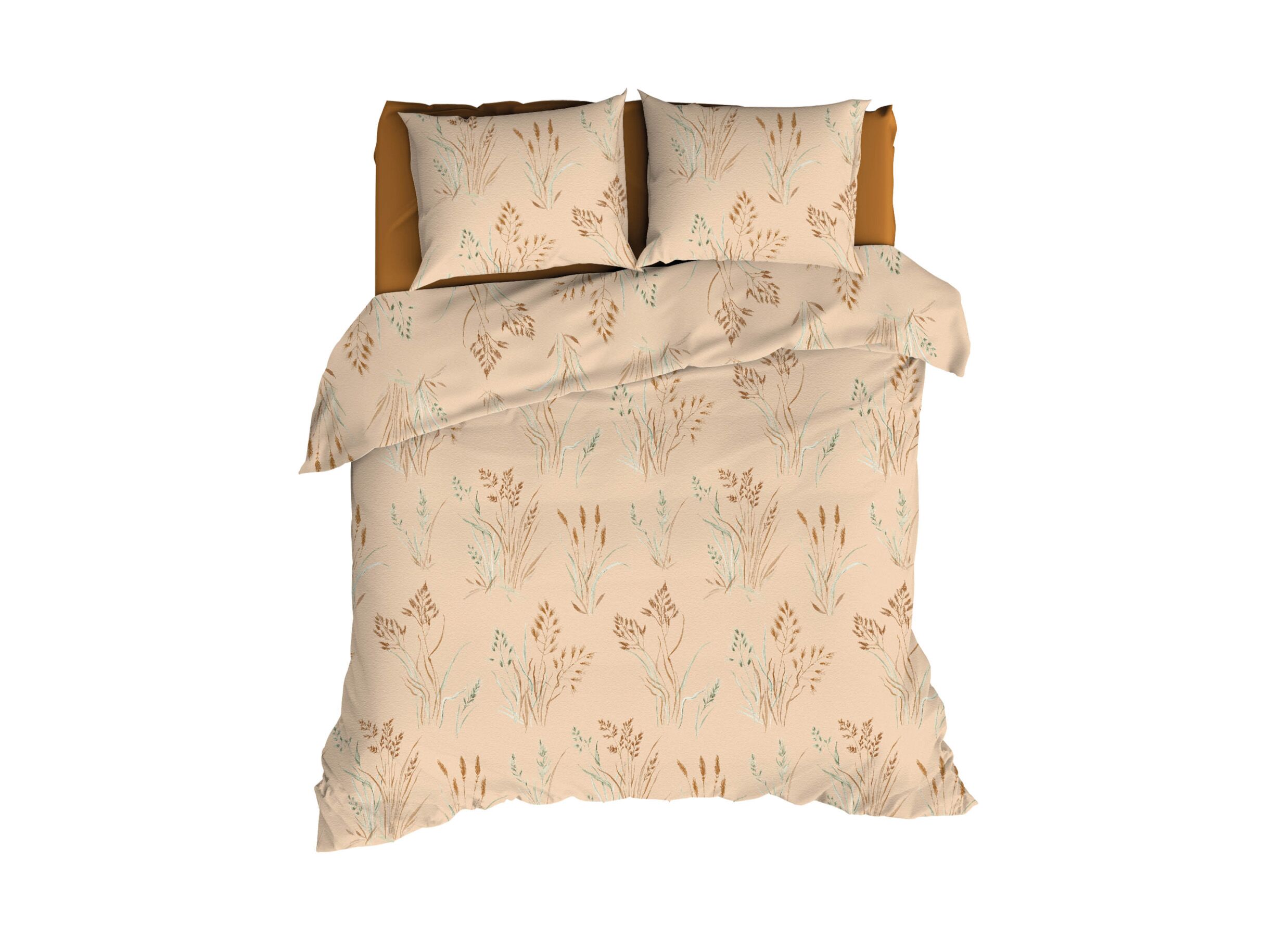 Plus Important - Housse de couette Les Alpes 240x200/220cm - flanel - peach & terracotta