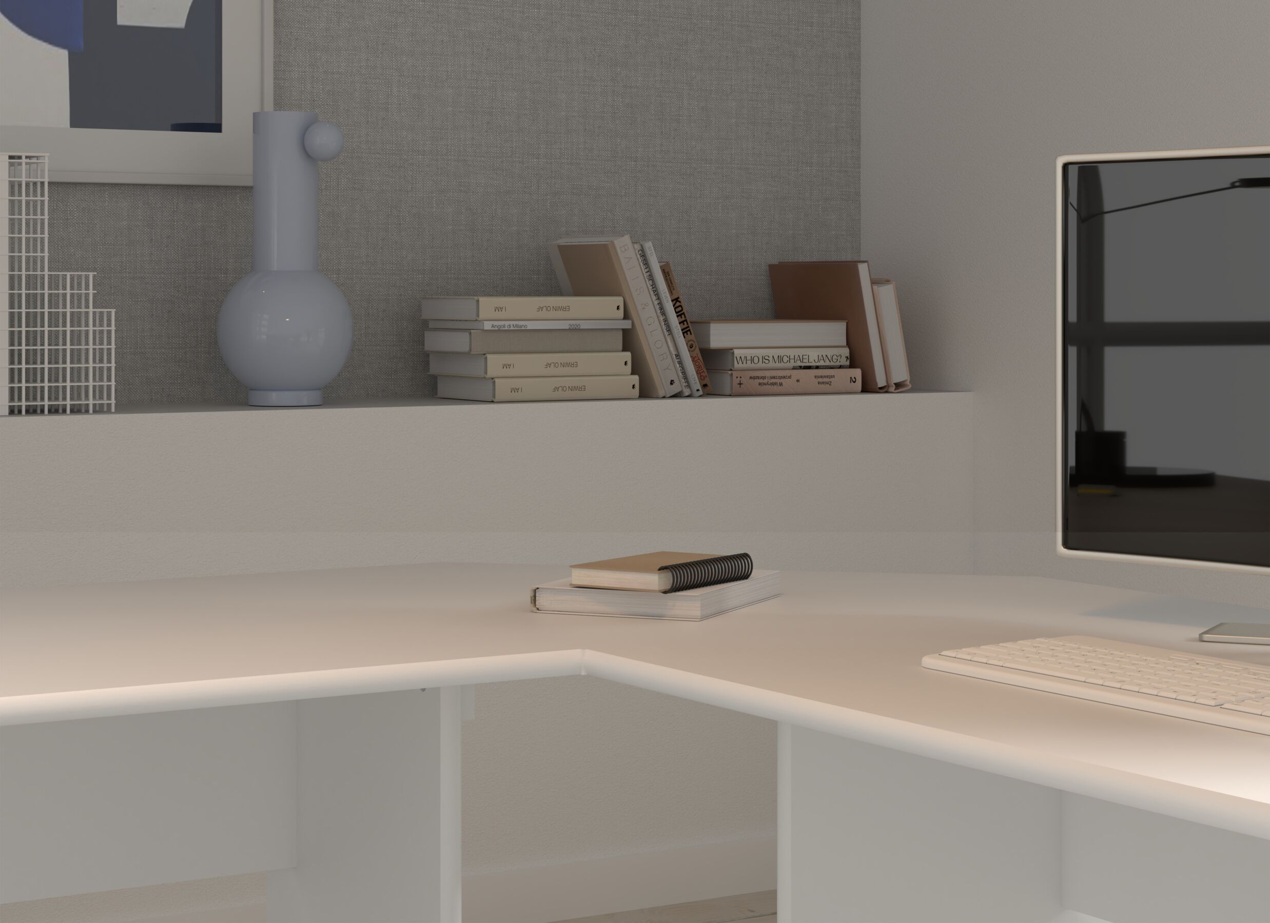 Foto ambiance - Élément d'angle pour bureau Topic