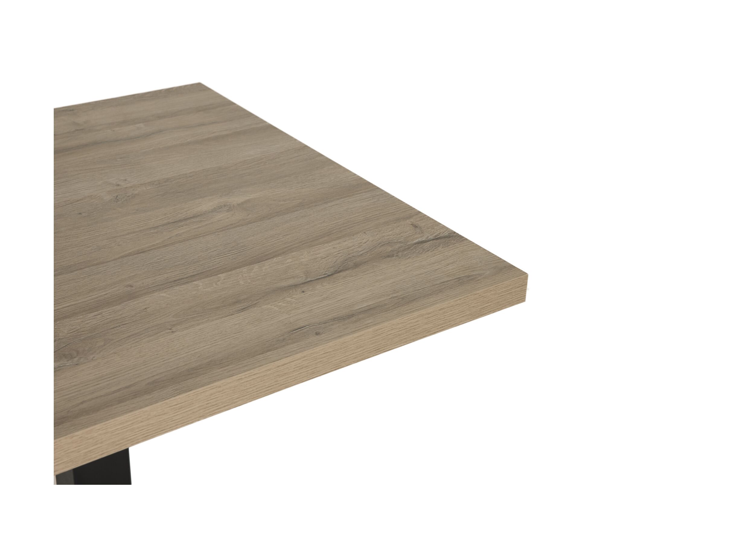 Detail - Table Bistro 80x80cm - mélamine - french oak