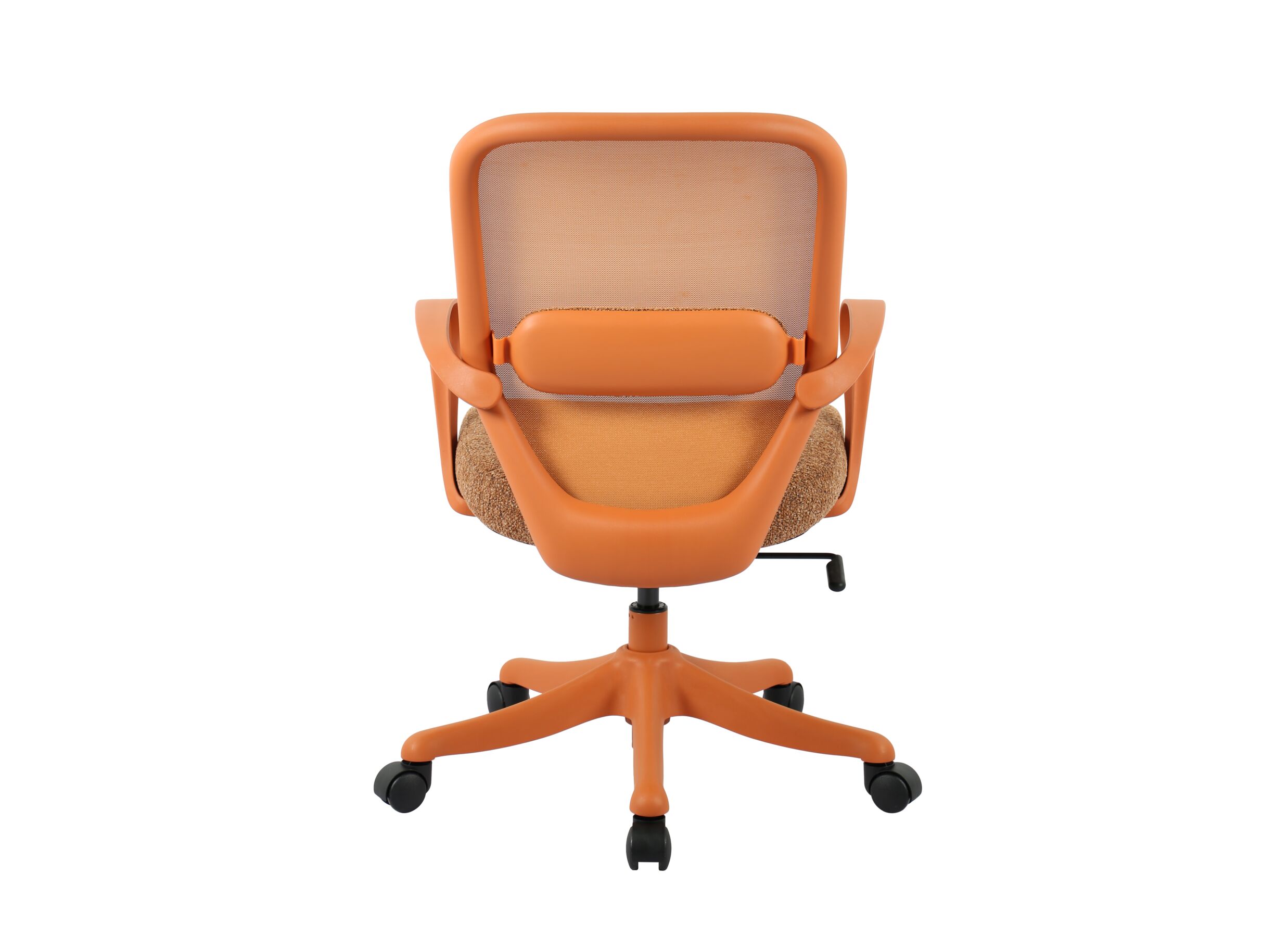 Overzichtsfoto - Bureaustoel Apricot 60x64x88,5cm - stof - oranje
