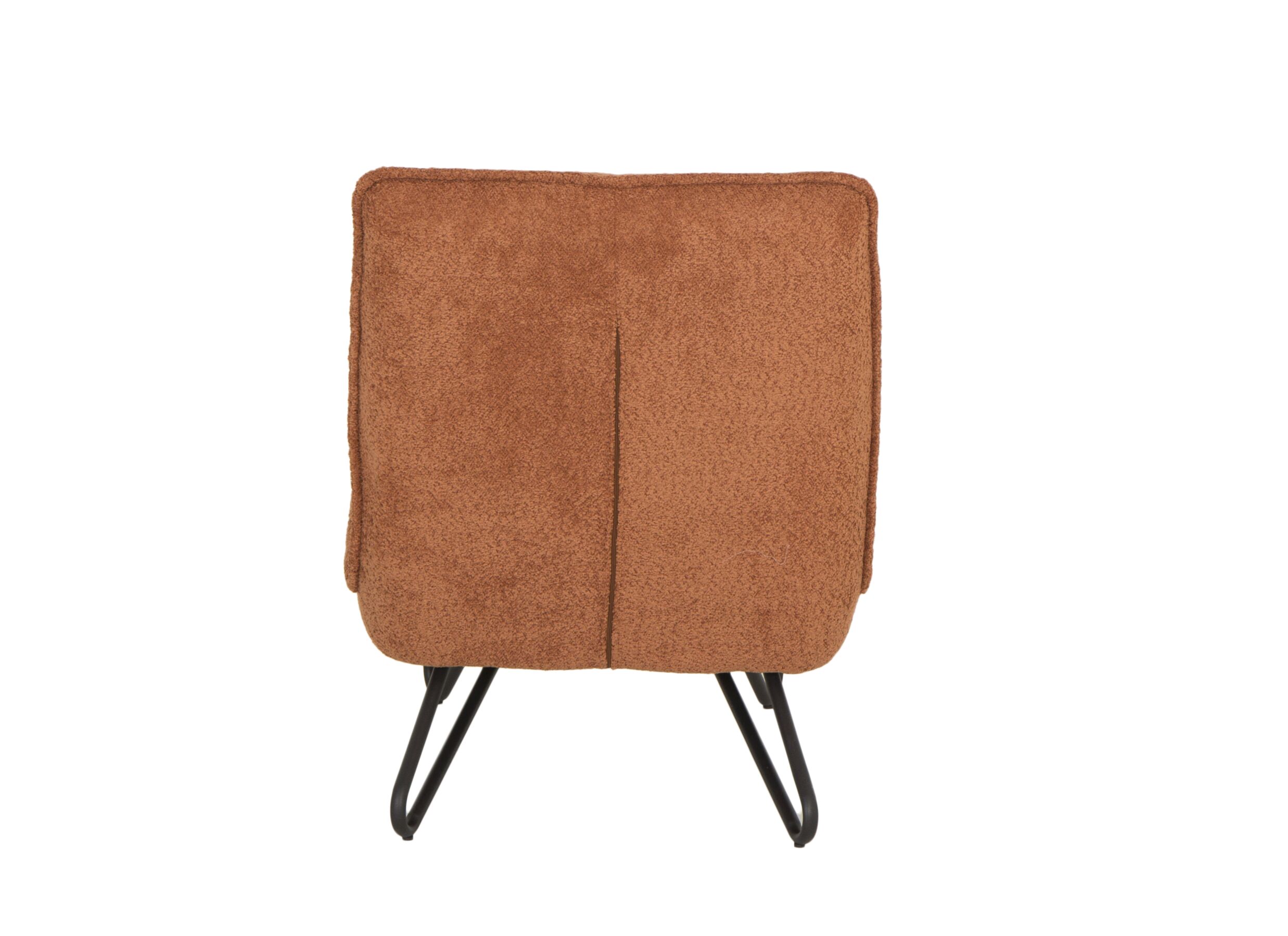 Detail - Fauteuil Guts 67,5x93x82cm - bouclé - cognac