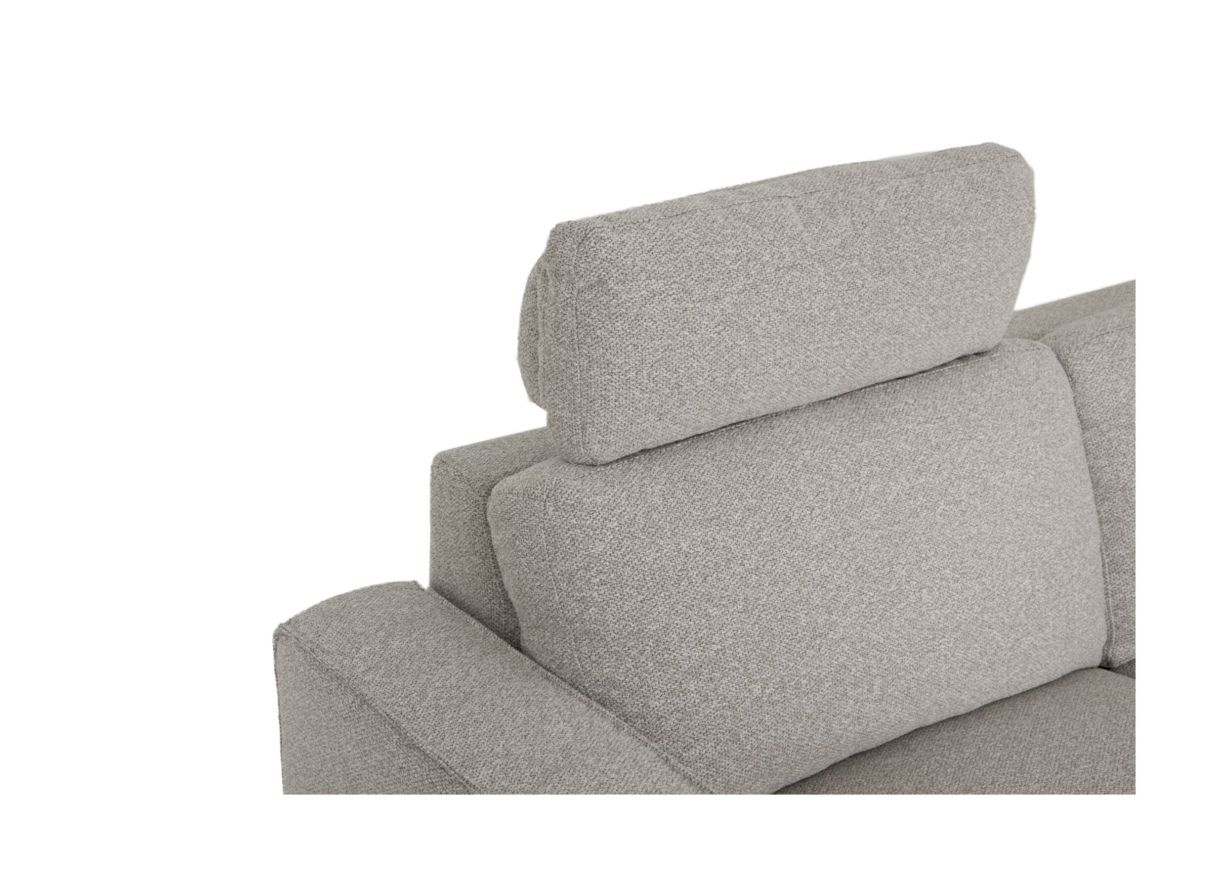 Detailfoto - Zetel Sneak 2,5+2-zit - leder - elephant