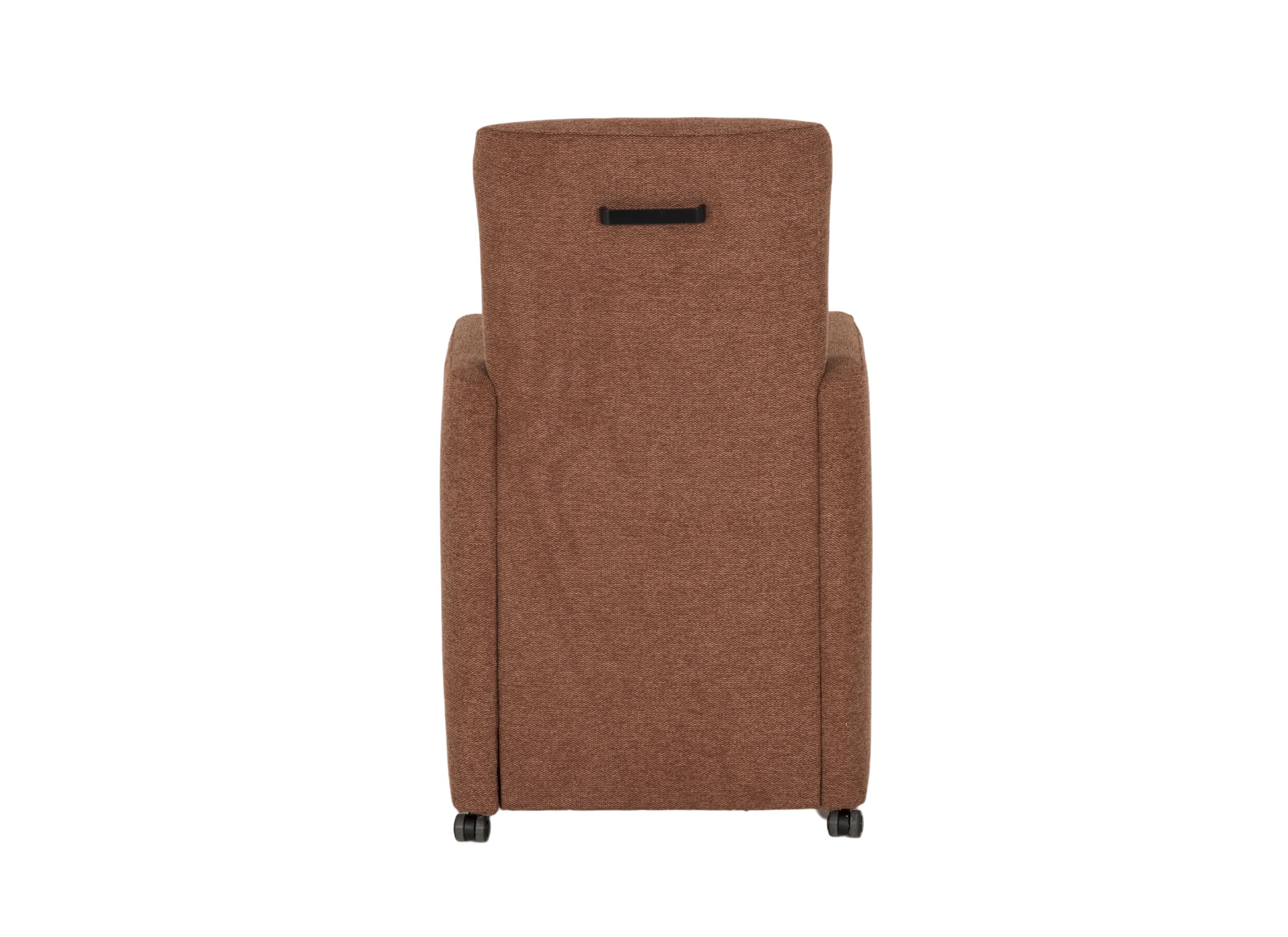 Aperçu - Chaise Aragon 60x70x100cm - tissu - marron