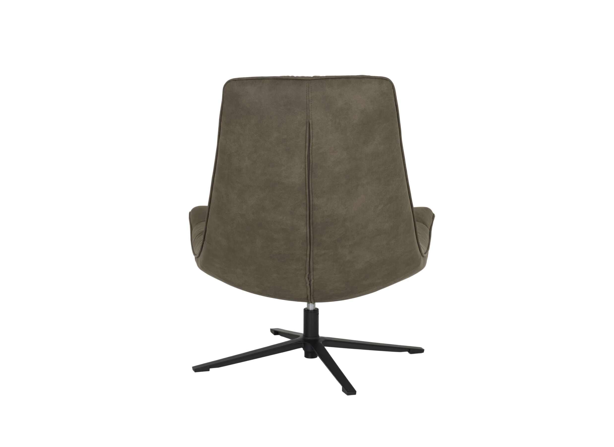 Fauteuil pivotant Slow 100x82x93cm - tissu - vert
