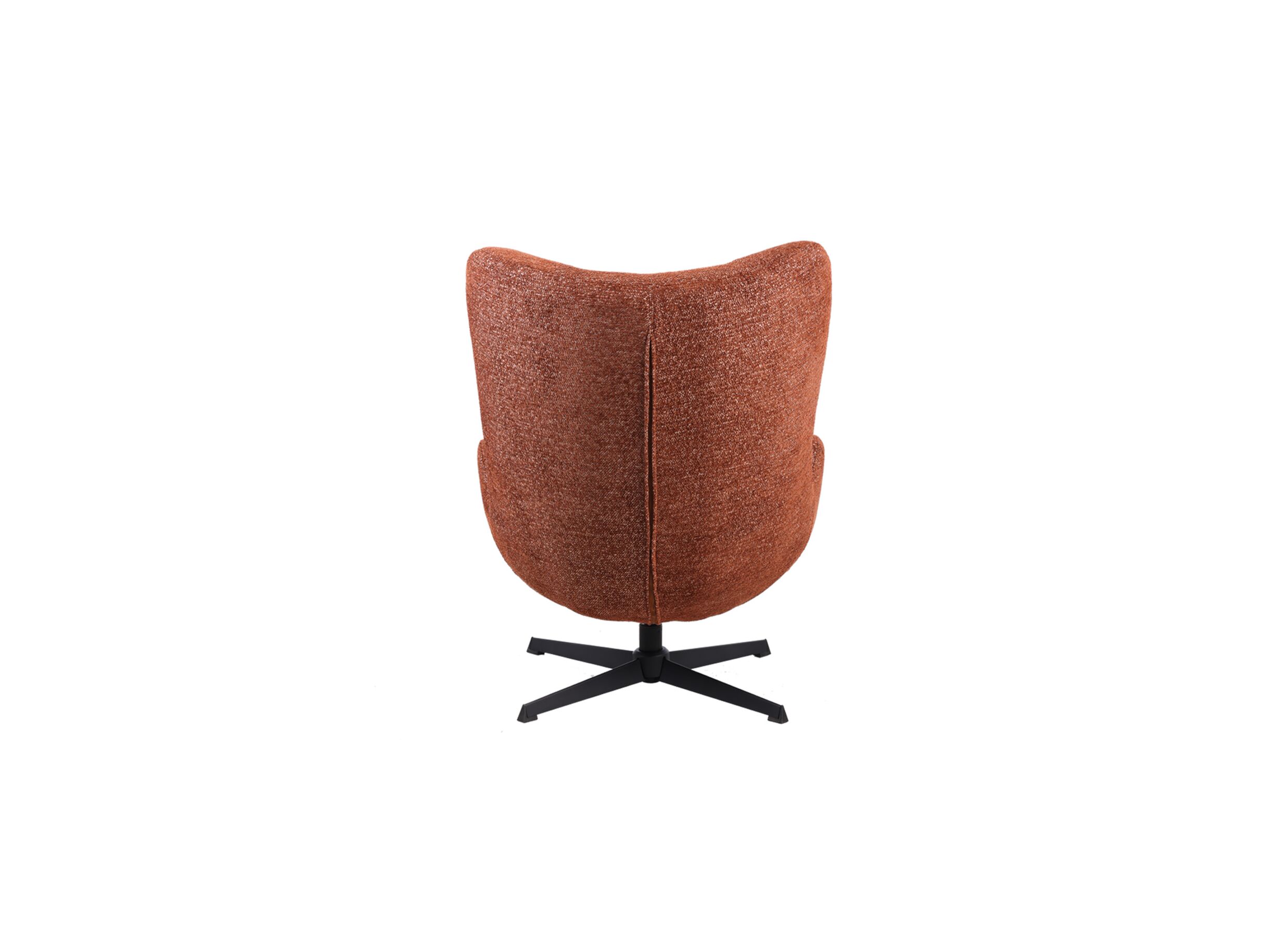 Overzichtsfoto - Draaifauteuil Cinema 73x77x99cm - chenille - roest