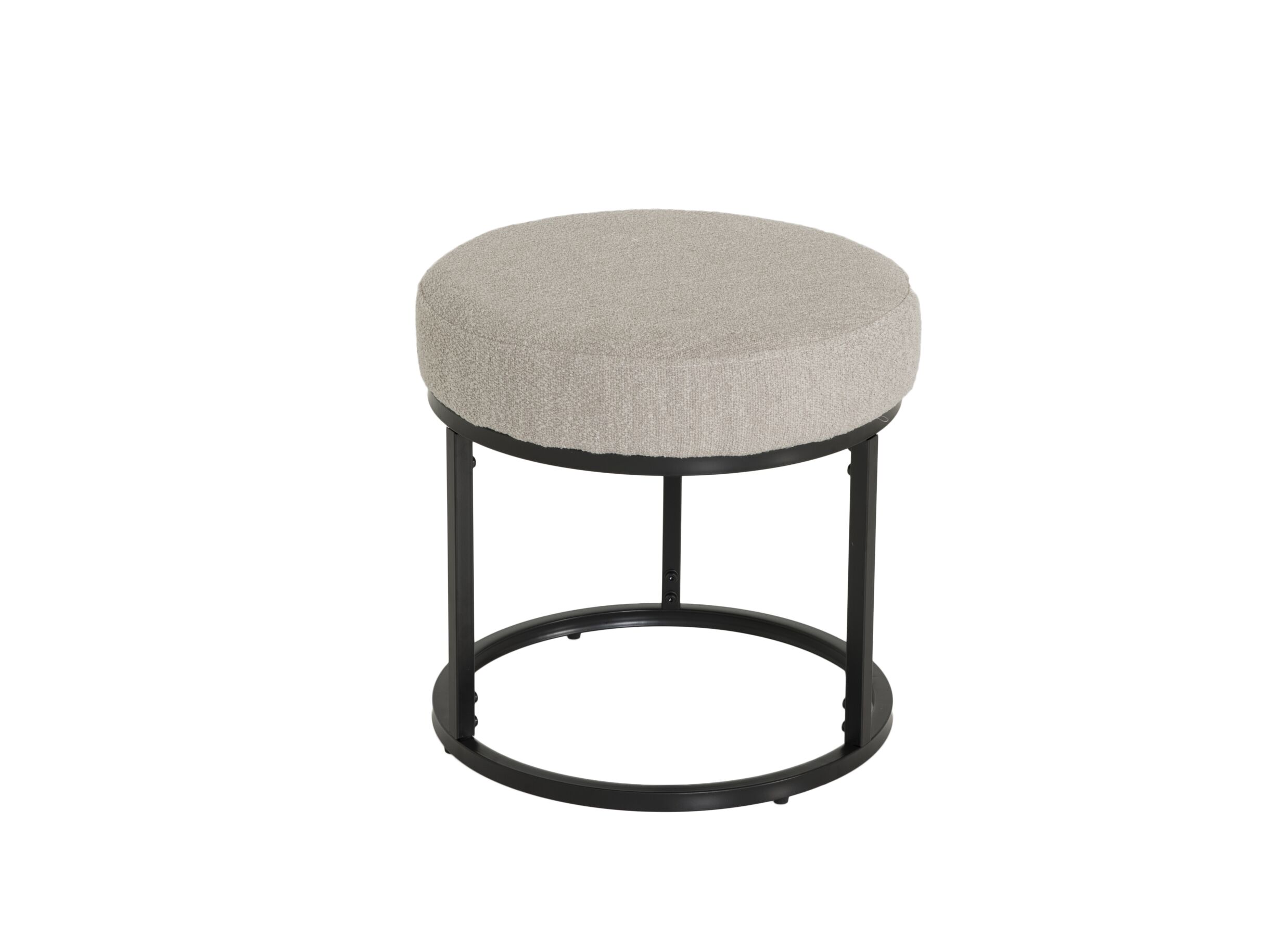 Pouf Orbit tissu gris clair - Pouf Orbit tissu gris clair