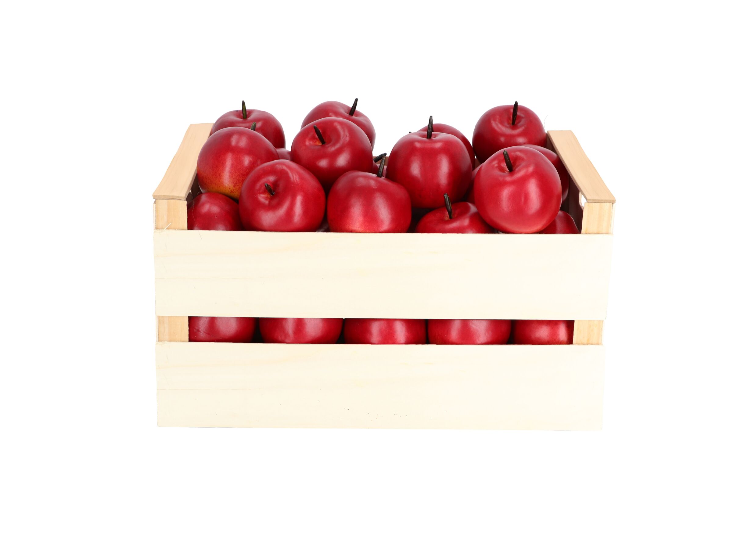 Overzichtsfoto - Deco Appel Ø7,9cm - kunststof - rood