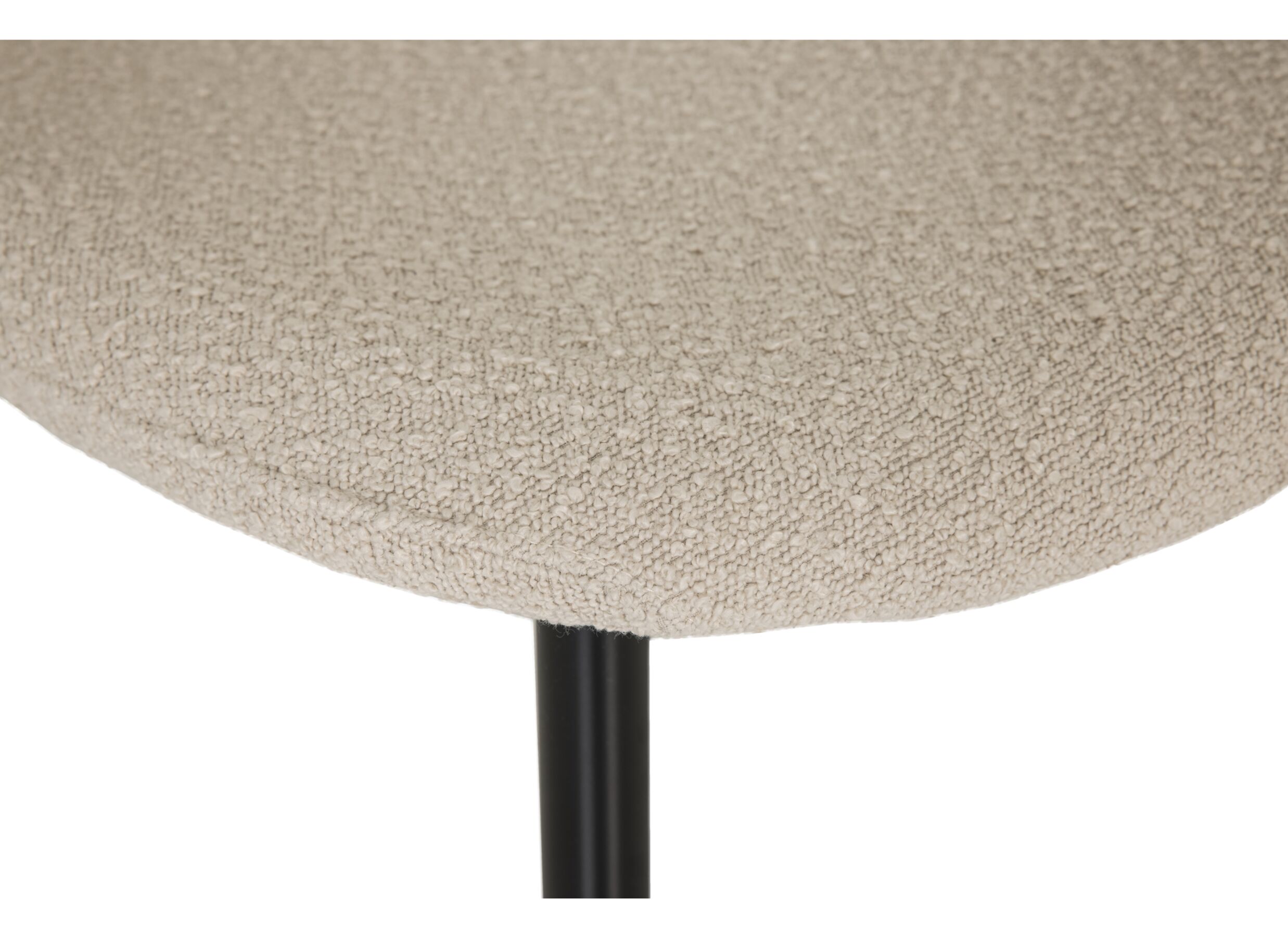 Detail - Fauteuil Eloise 73,5x63x82cm - bouclé - beige
