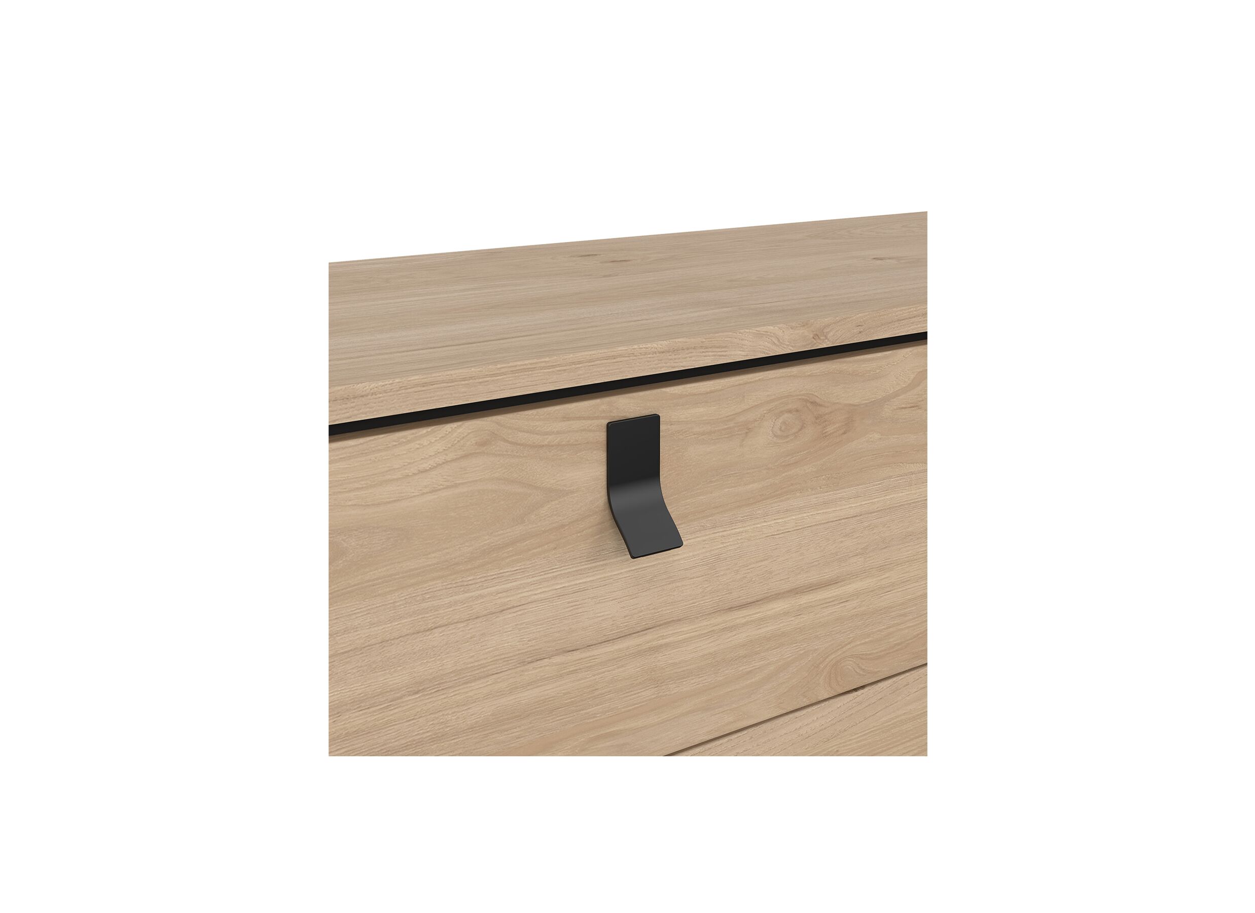 Ladekast Ry 151x41x95cm - decor - bruin/zwart
