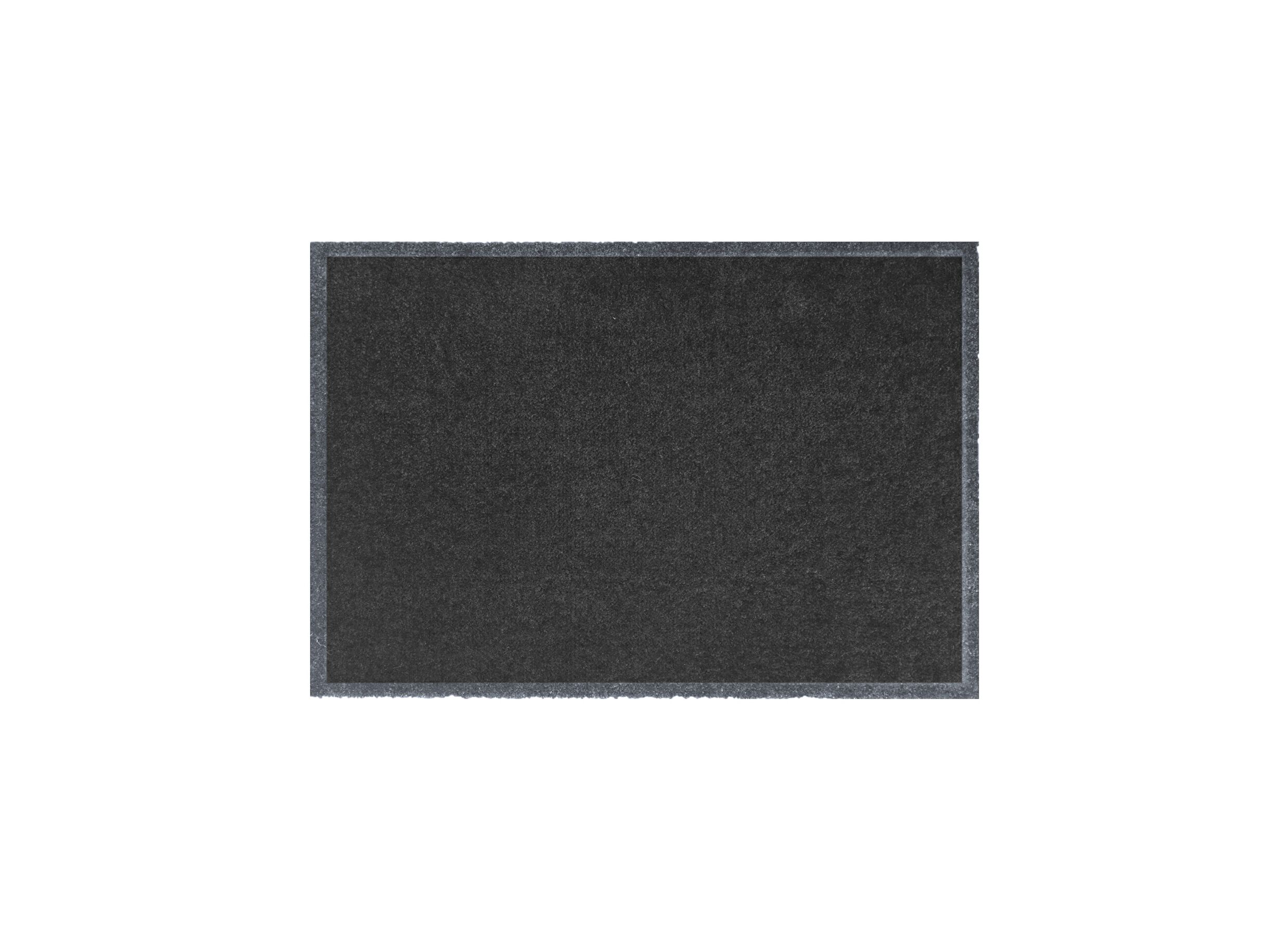 Deurmat Eco-clean 120x50cm polyamide zwart