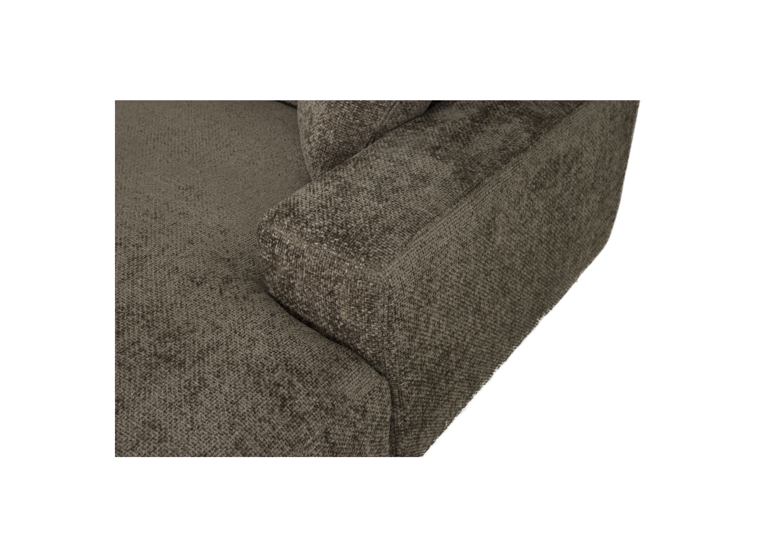 Detailfoto - Hoeksalon Konstantinopol 398x217cm - stof - taupe