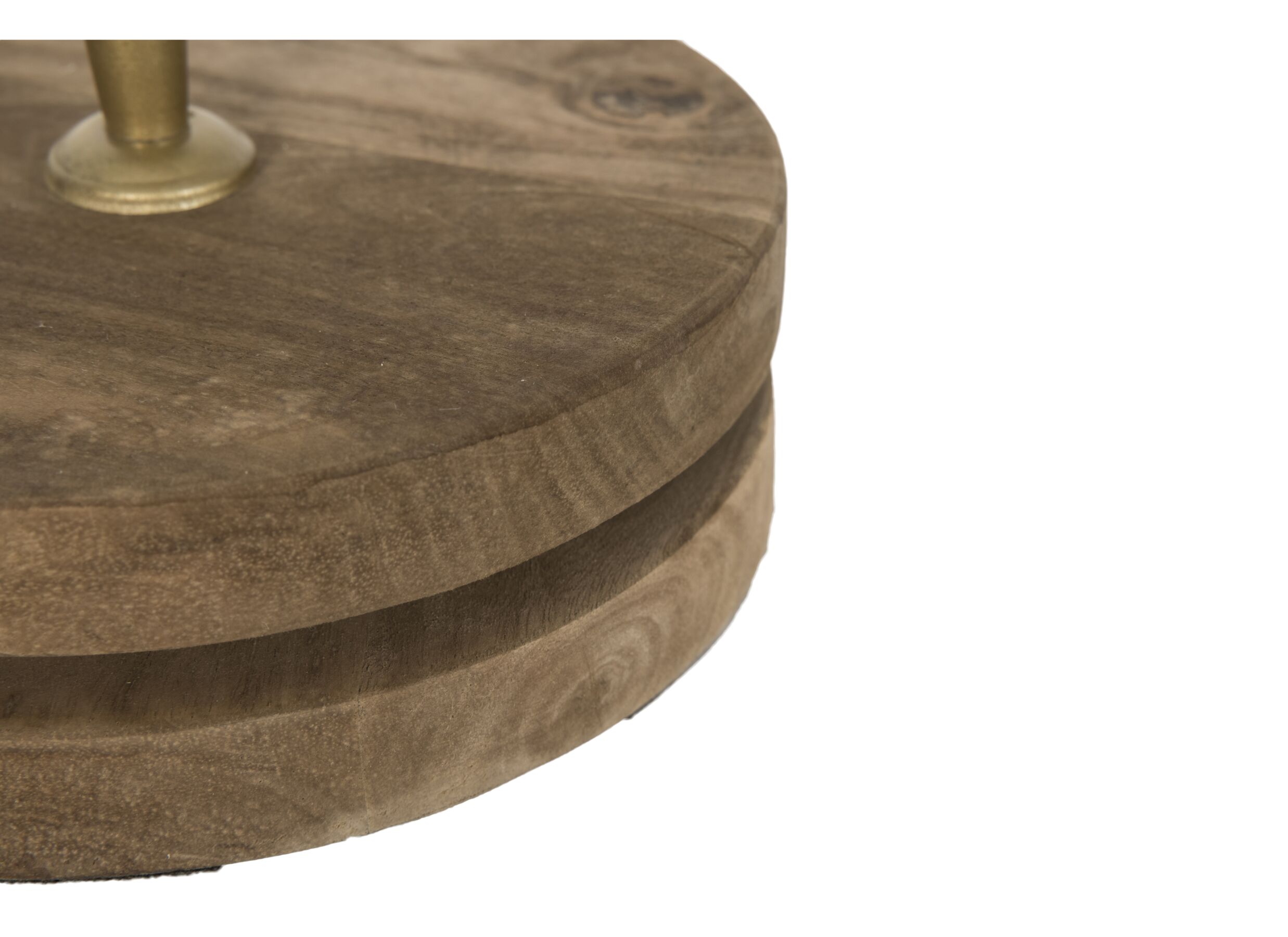 Detail - Pied de lampe E27 Ø20cm - bois - natural