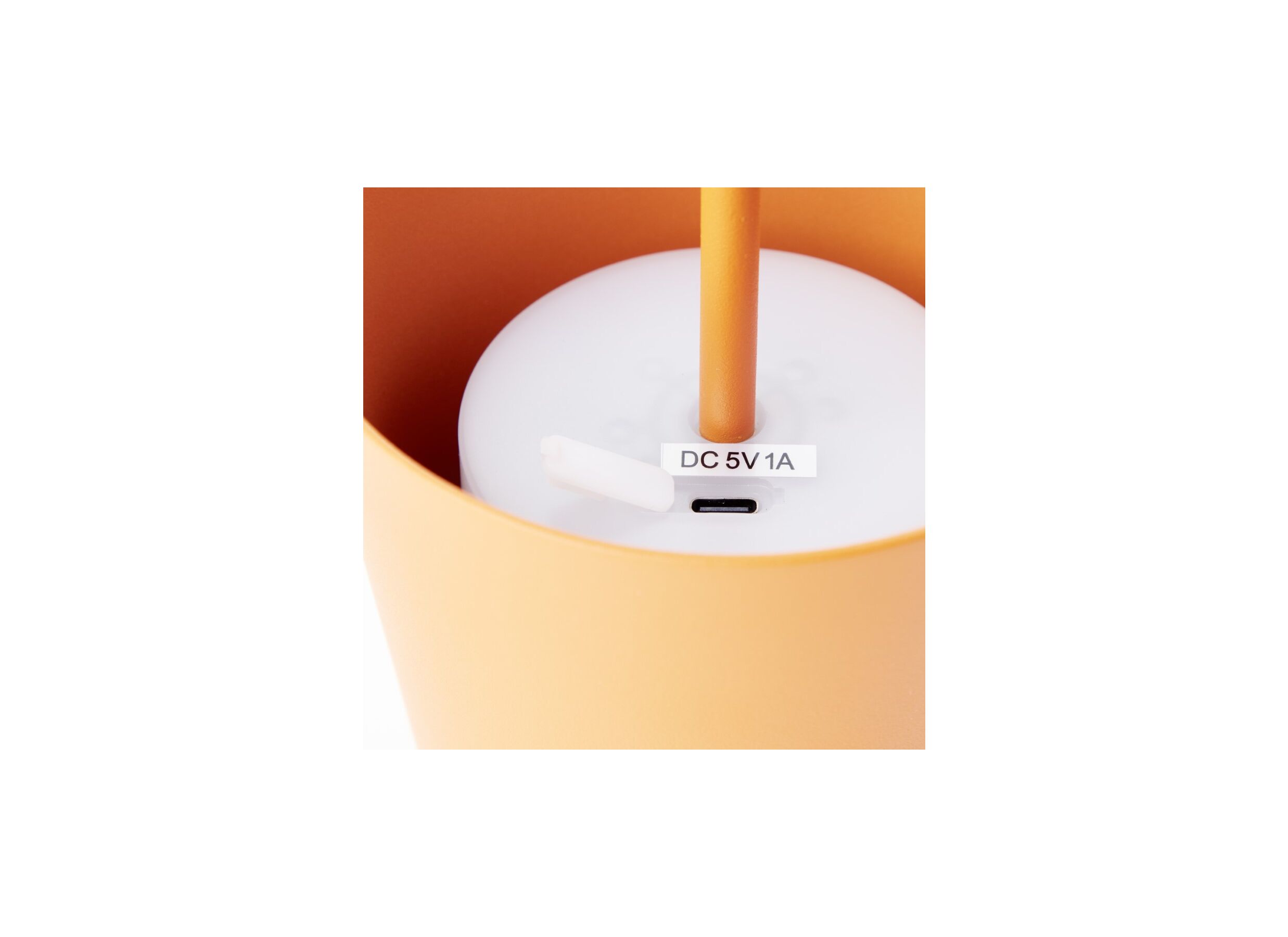 Lampe de table Kaami H37cm orange