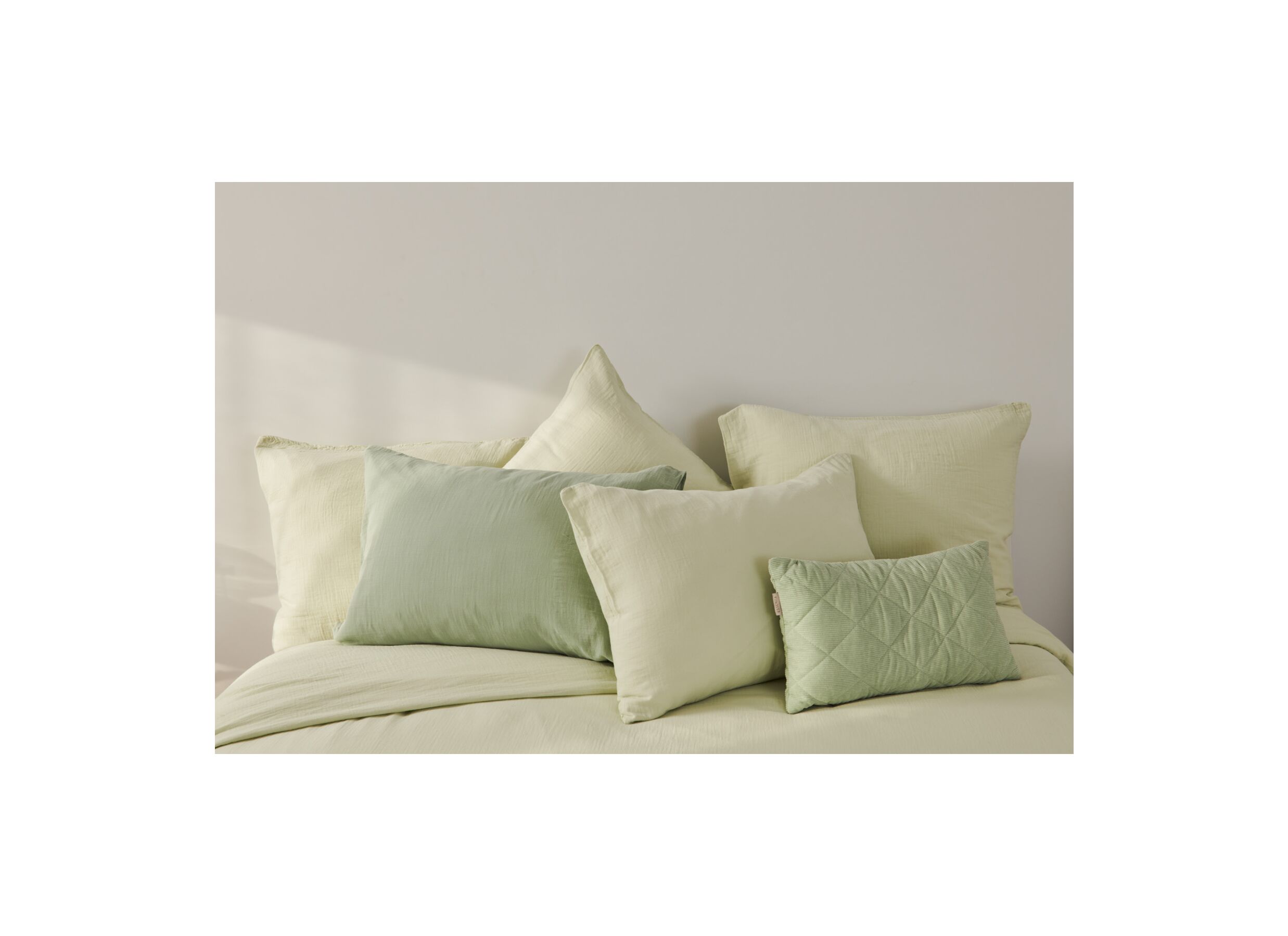 Aperçu - Housse de couette 140x200/220cm - tétra coton - vert clair
