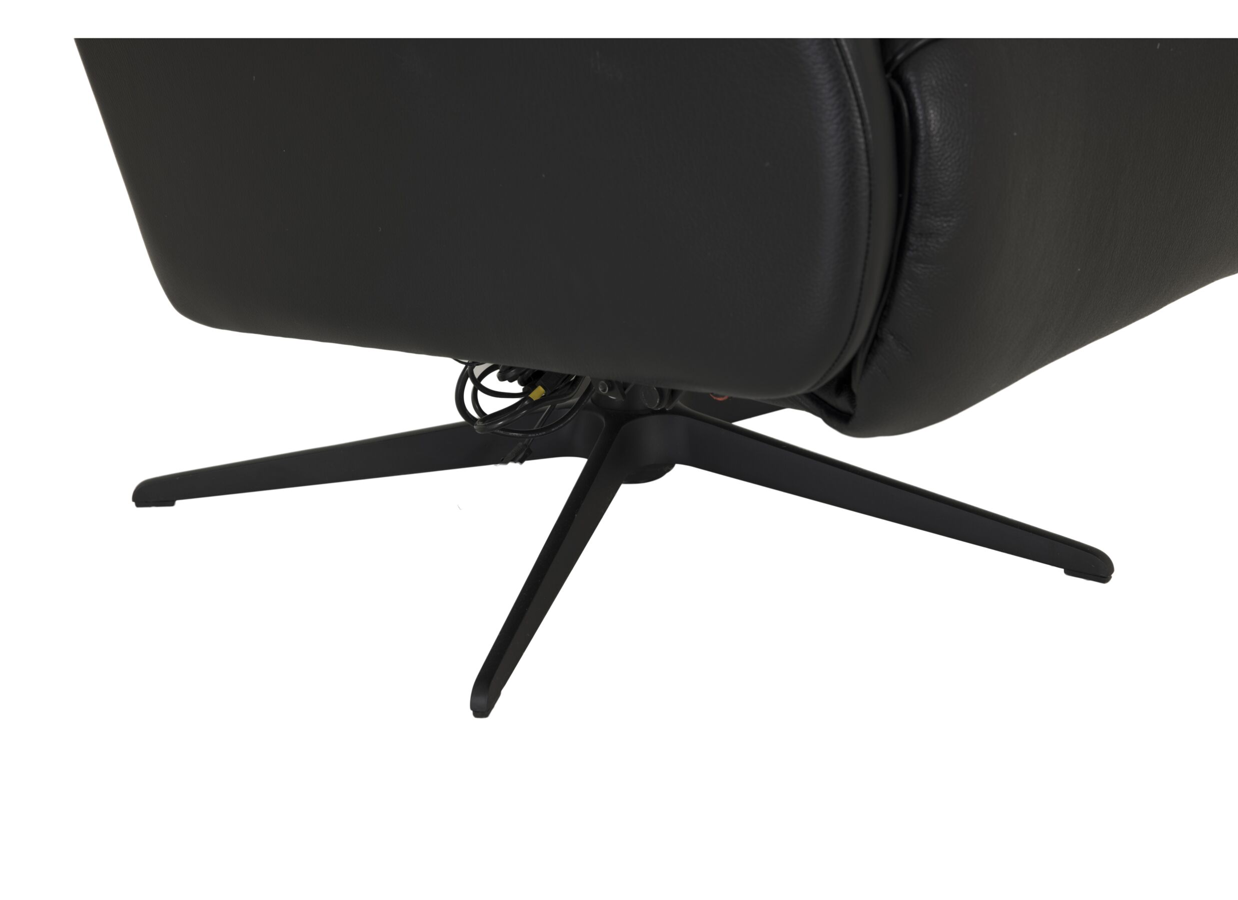 Detail - Fauteuil relax 8020 cuir - noir avec relax