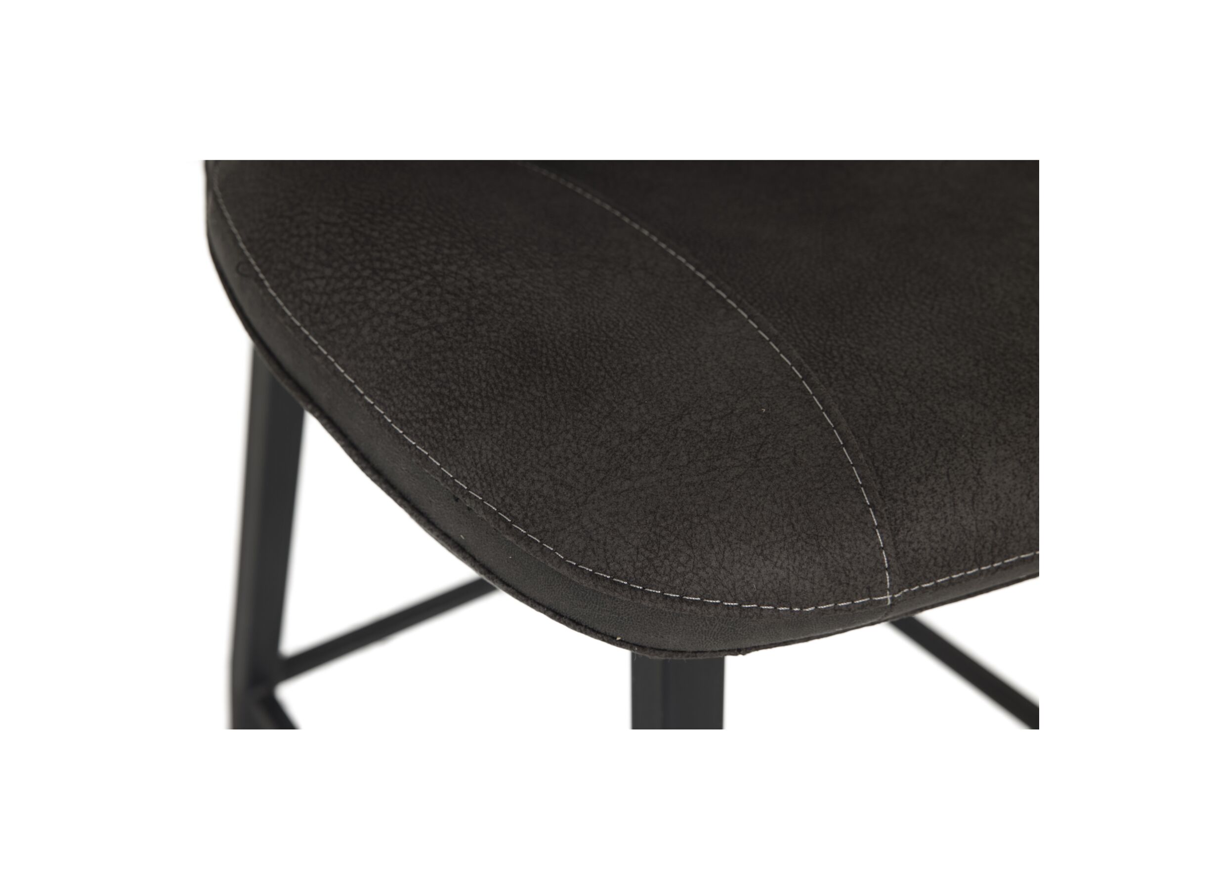 Detailfoto - Barstoel Travis ZH66,5cm - stof - zwart