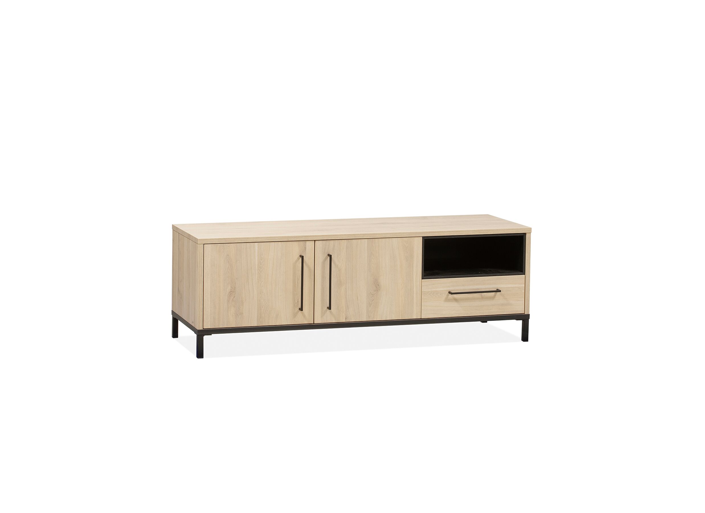 Meuble TV moderne Bridge 150cm - Meuble TV Bridge 150cm - lamulux - fresh oak/old piano