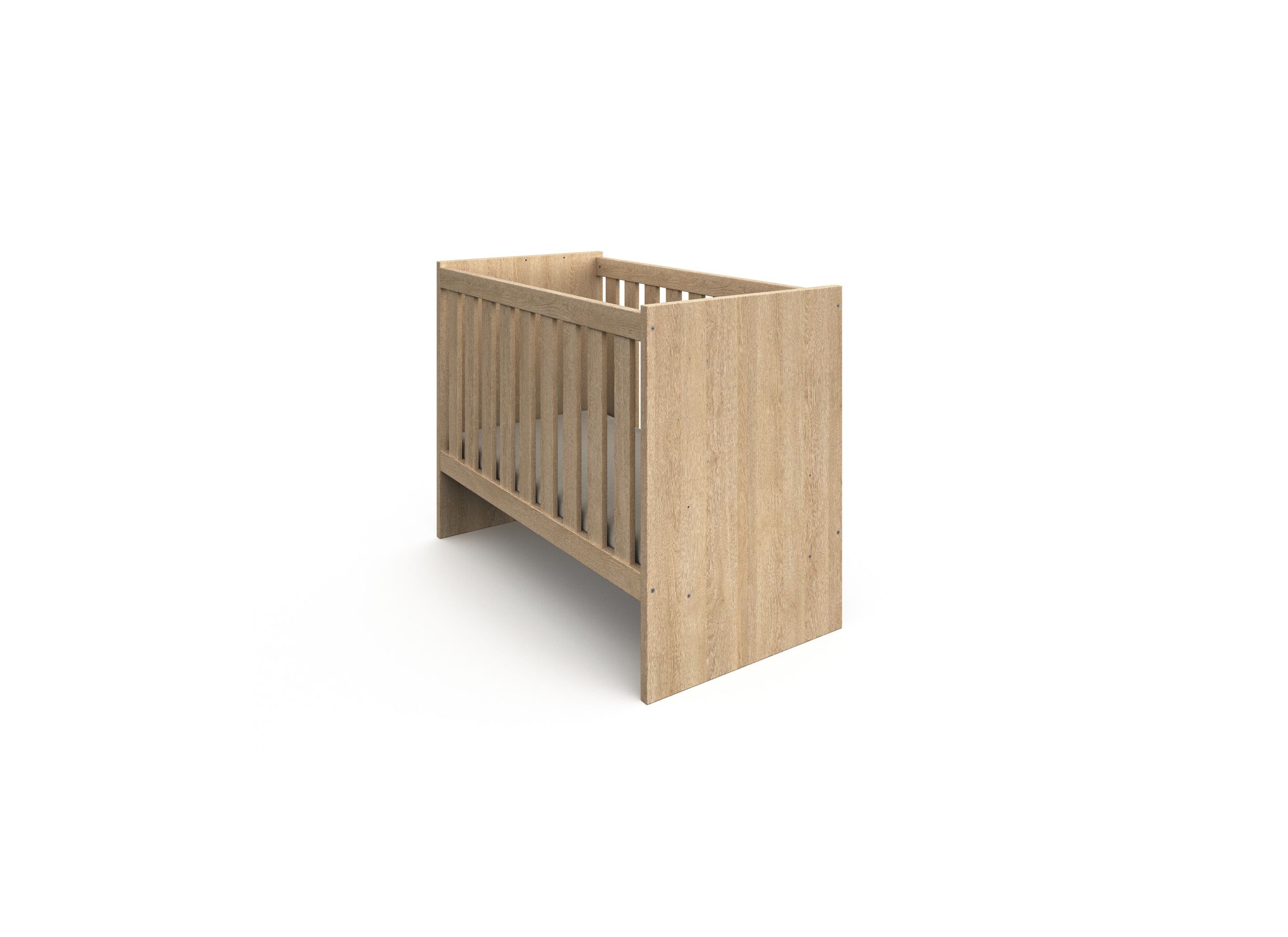 Hoofdfoto - Babybed Tessa melamine - zand eik
