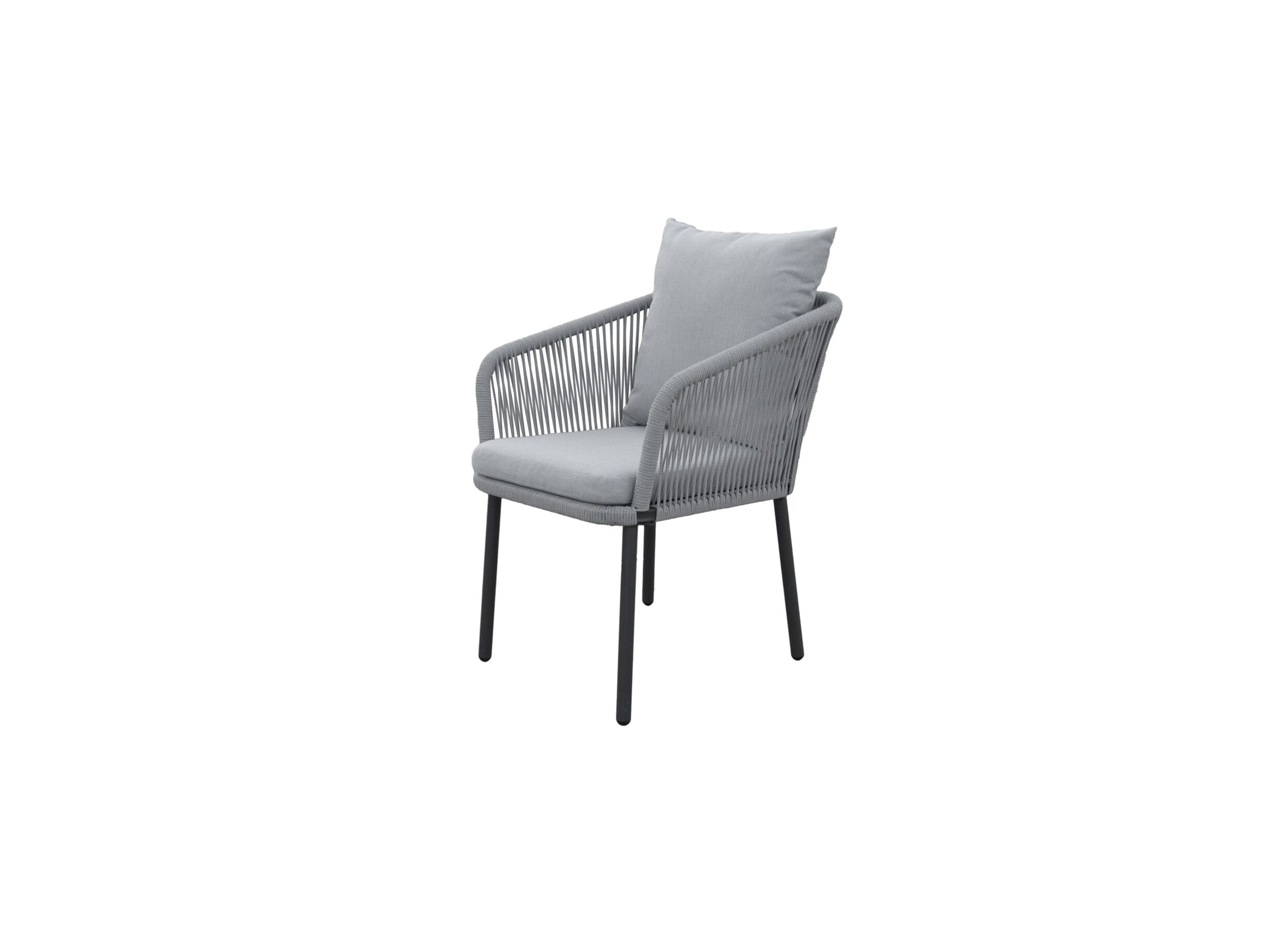 Chaise de jardin Narva métal/fissu gris - Chaise de jardin Narva métal/fissu gris