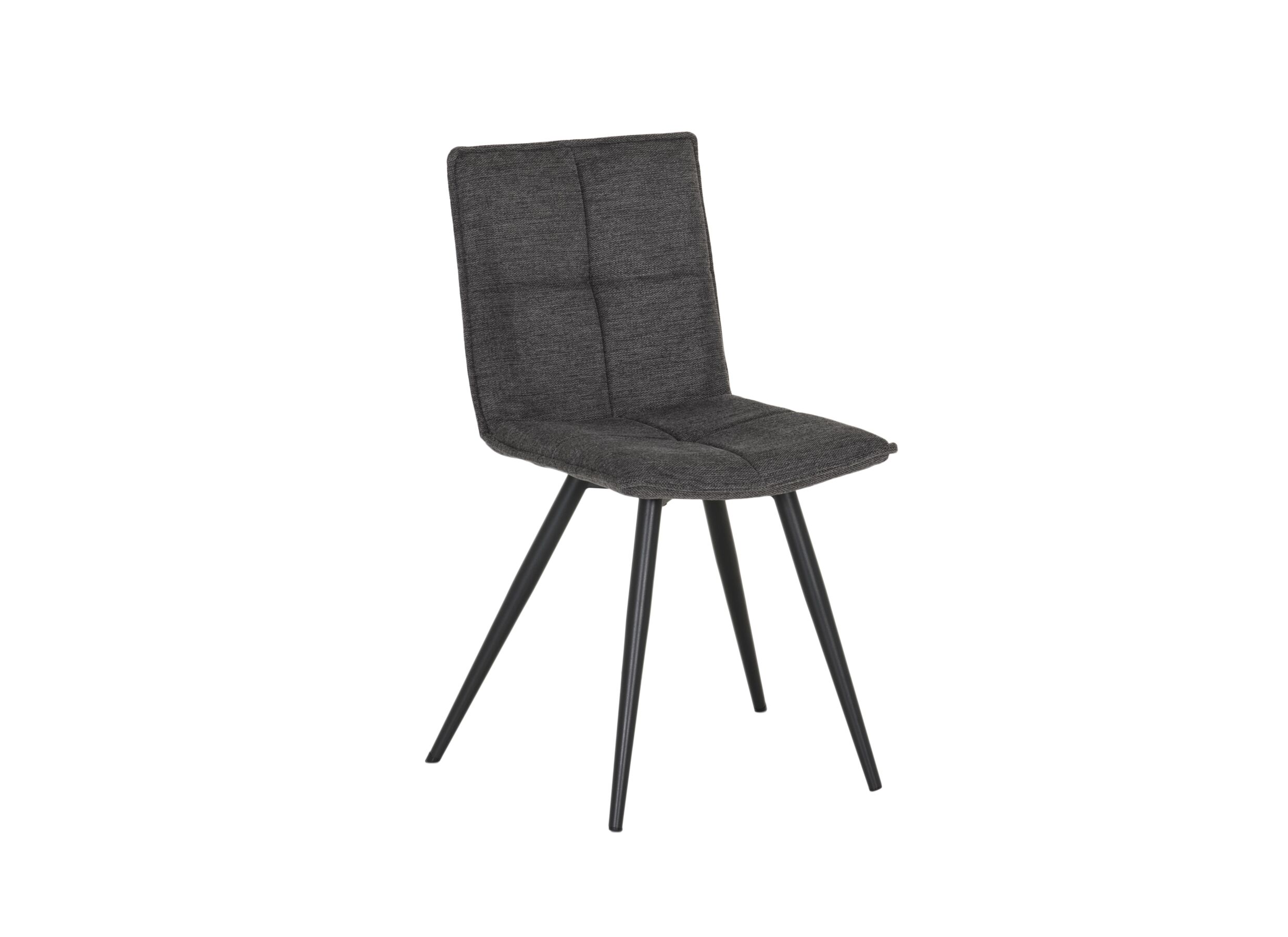 Stoel Town 56x44x86cm - stof - antraciet