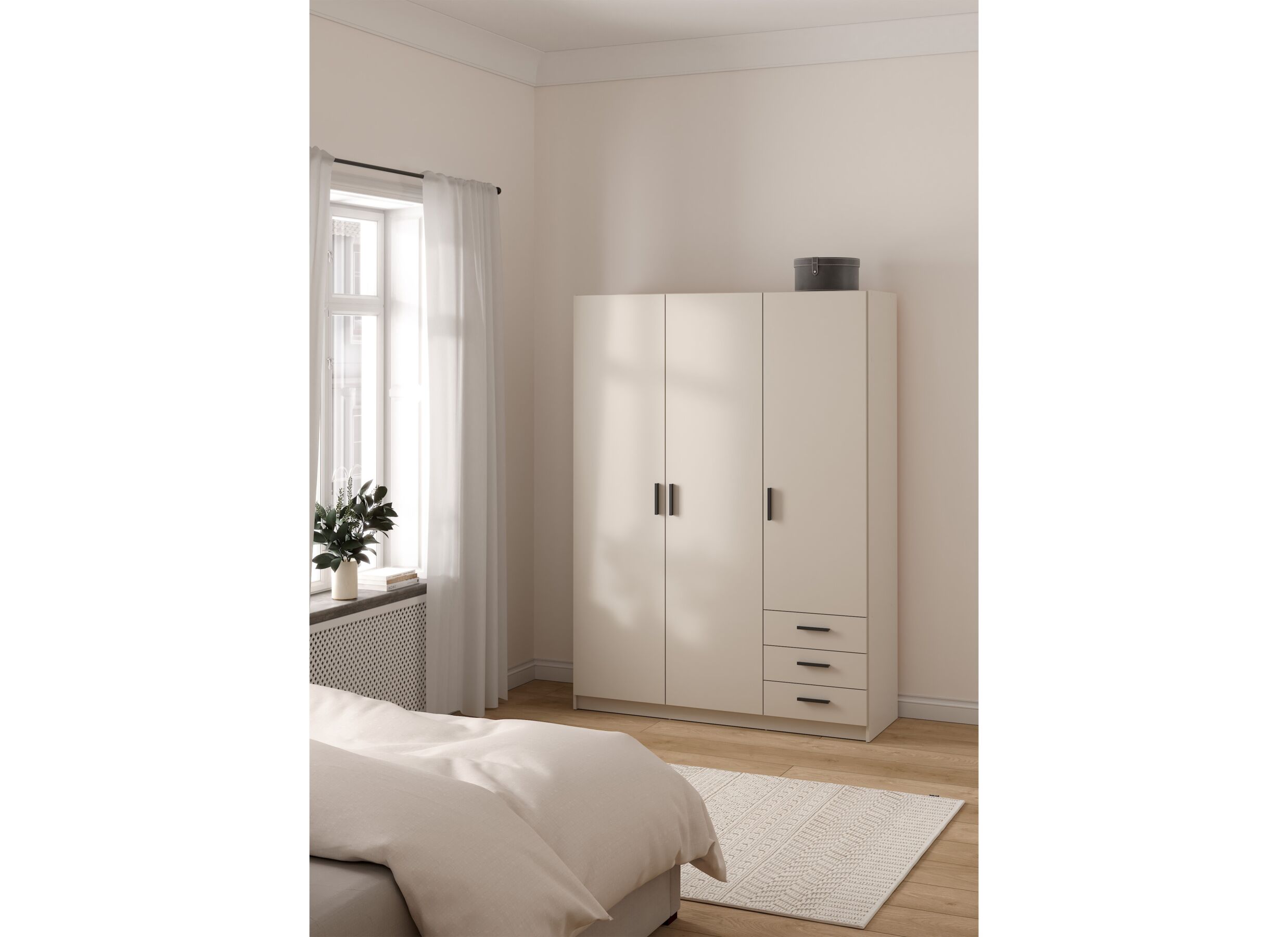 Foto ambiance - Garde-robe Sprint 147cm - décor - cashmere