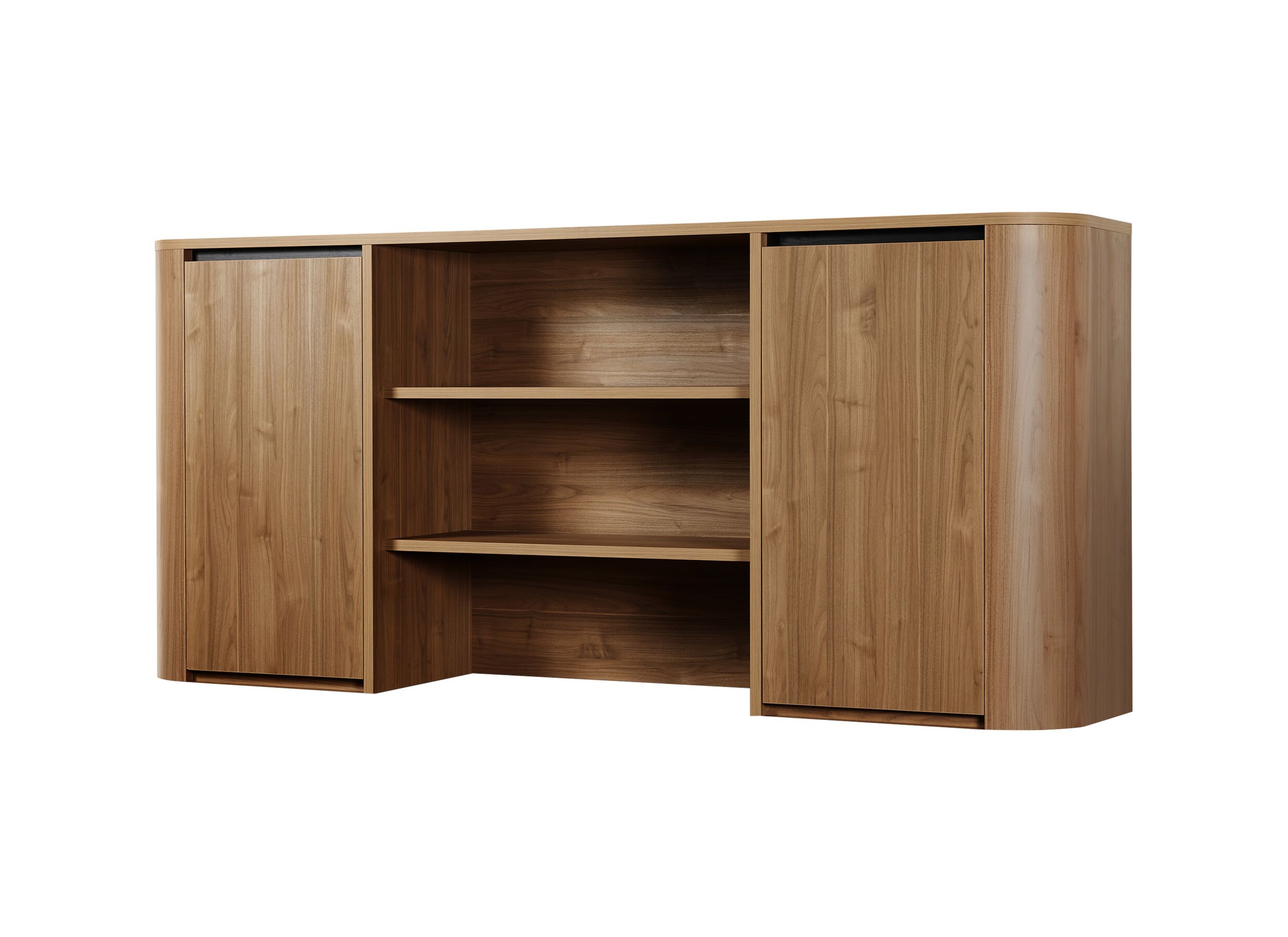 Plus Important - Surmeuble Valerio 235cm - décor - noyer clair