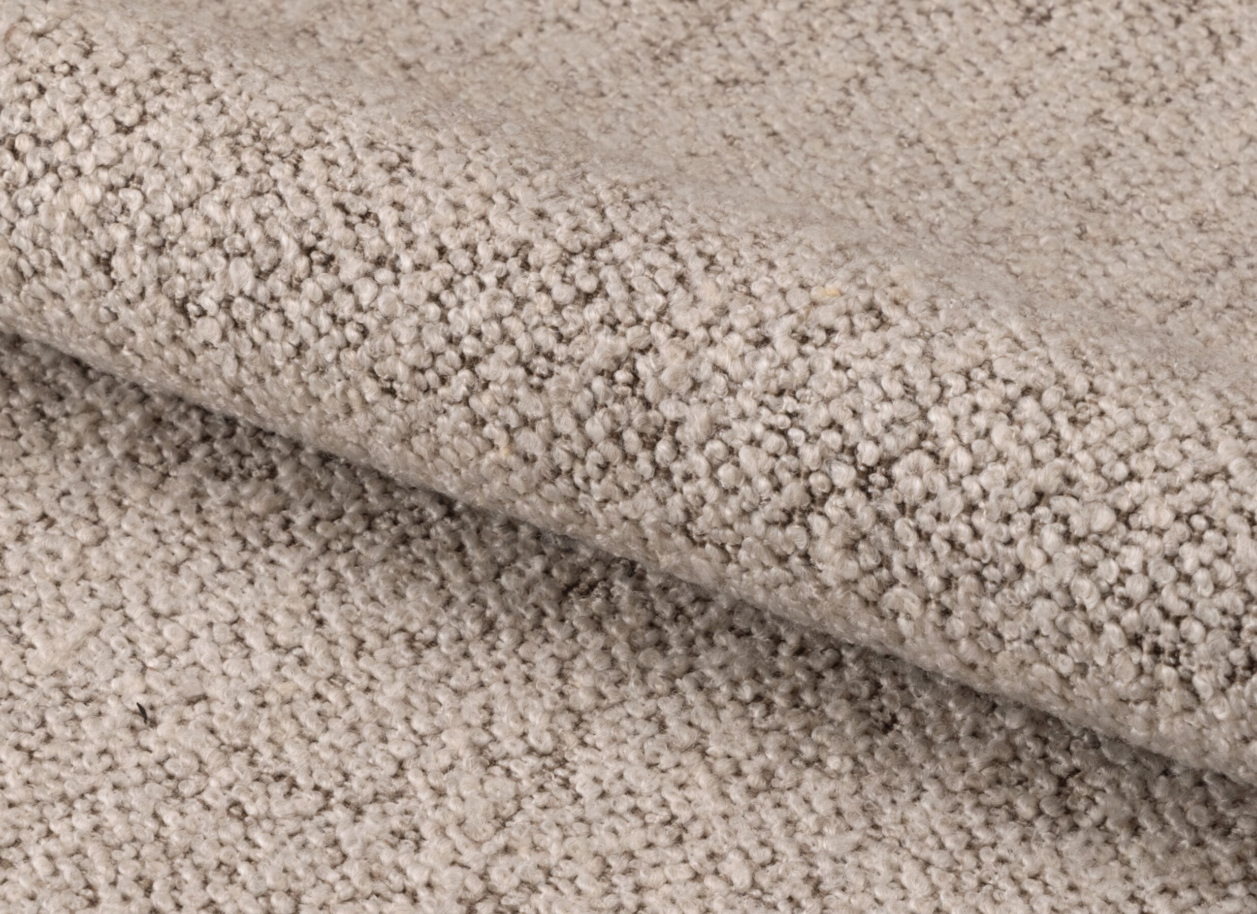 Detailfoto - Stoel 47x49,5x89cm - stof - beige/white oiled oak