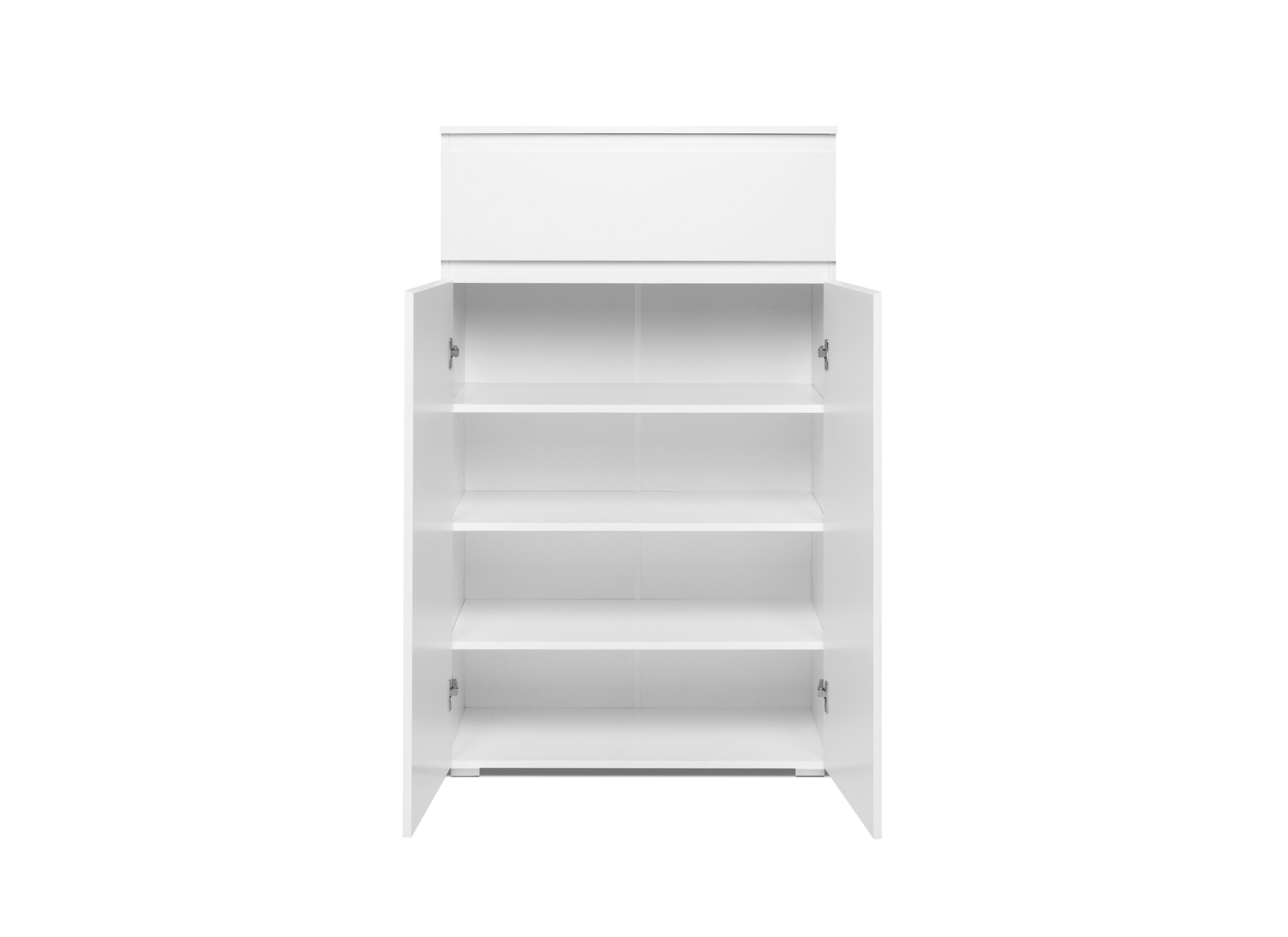 Armoire Image 3 80x40x131cm - mélamine - blanc