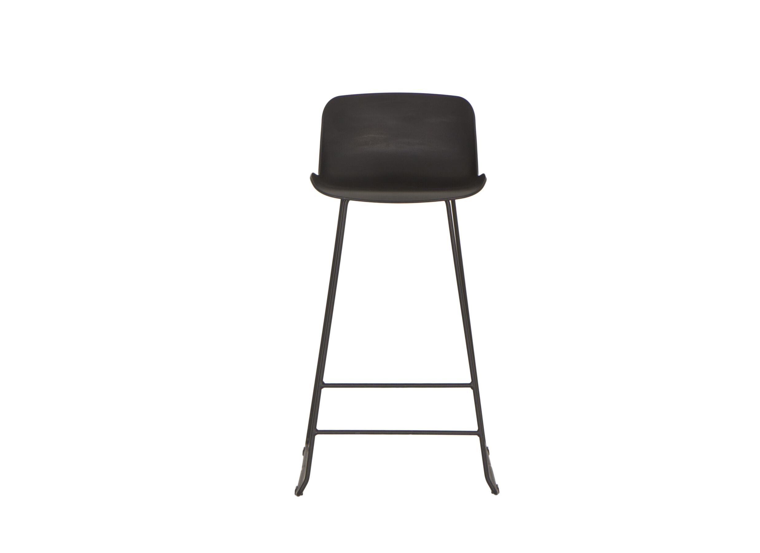 Detail - Chaise de bar Diavola HA76cm - synthétique - noir