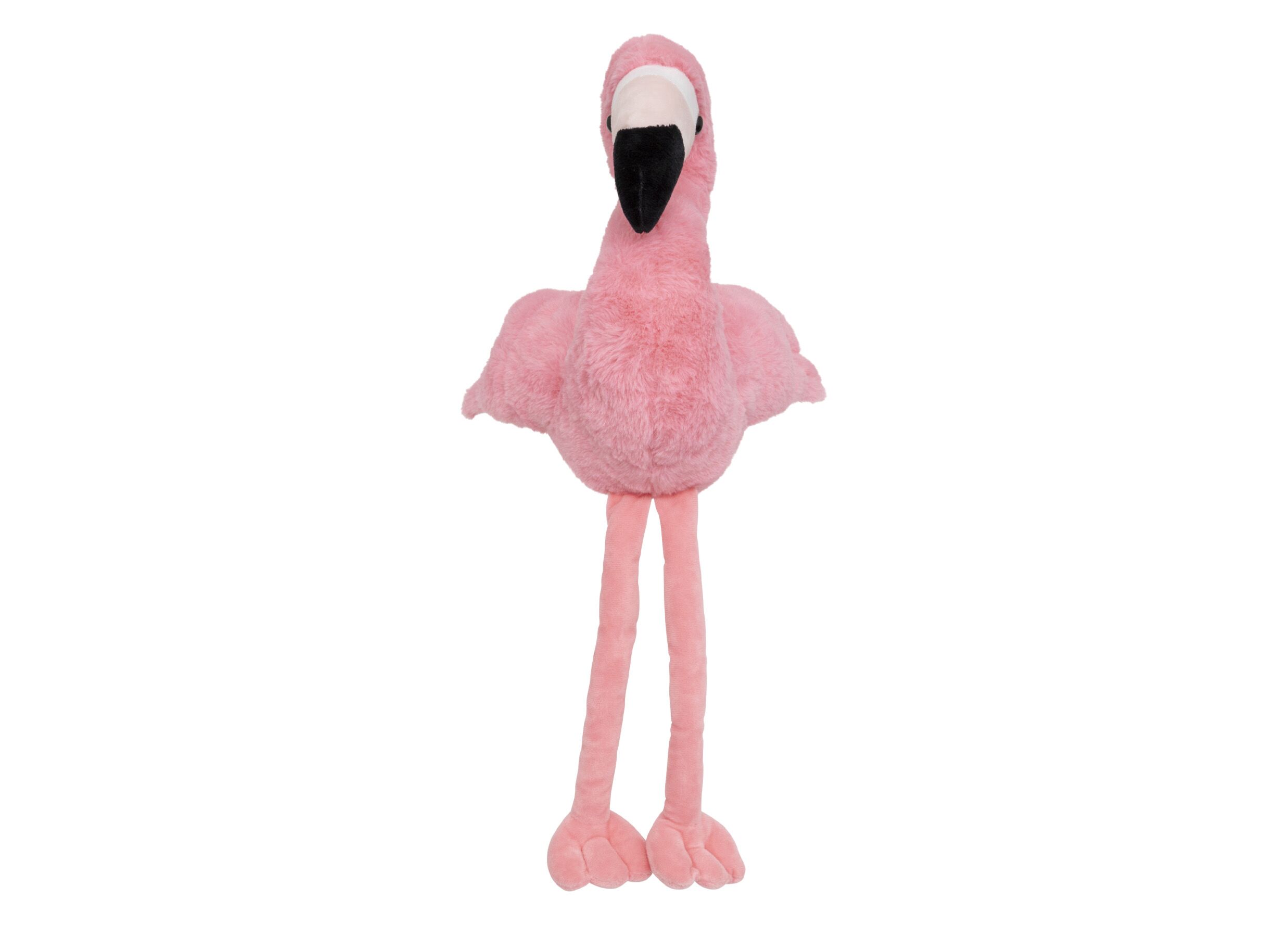 Overzichtsfoto - Knuffel Flamingo H59cm - stof - roze