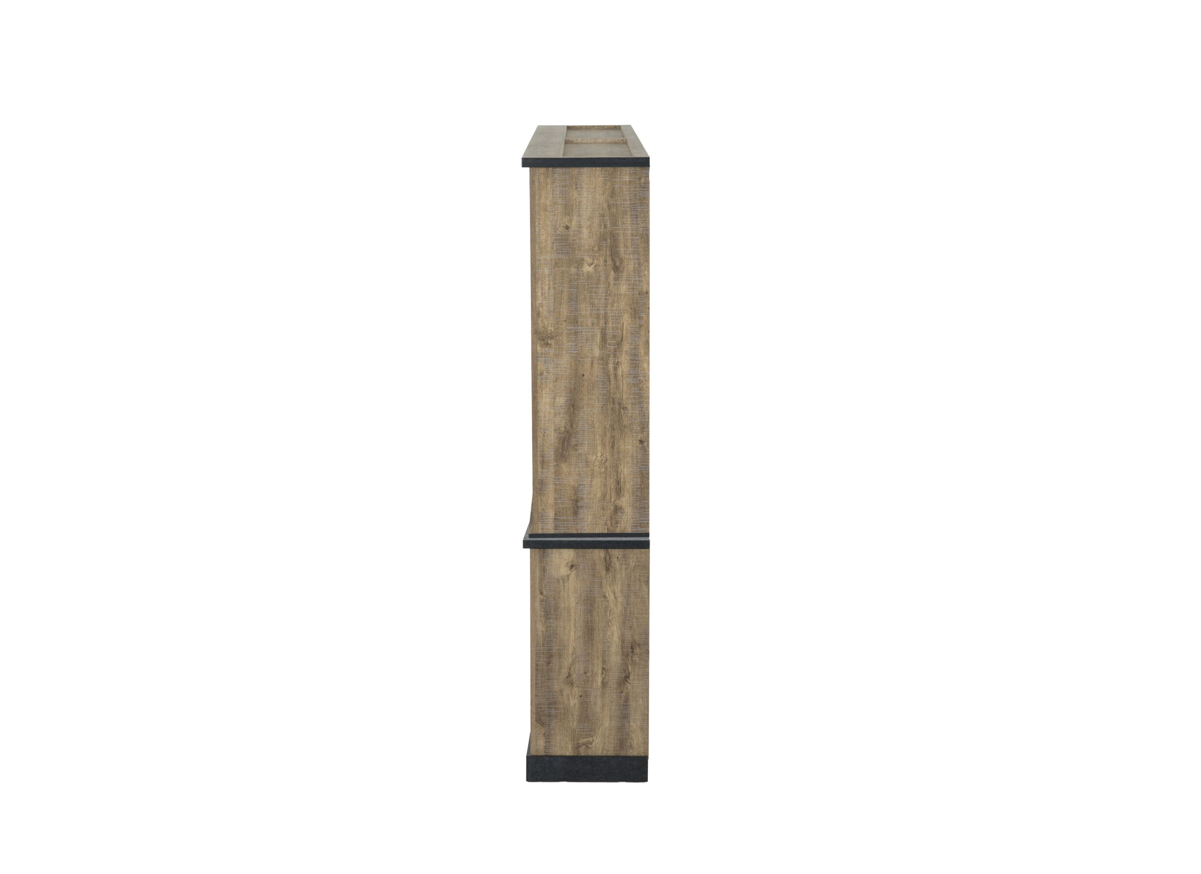 Vitrine Etienne 221cm - décor - noir