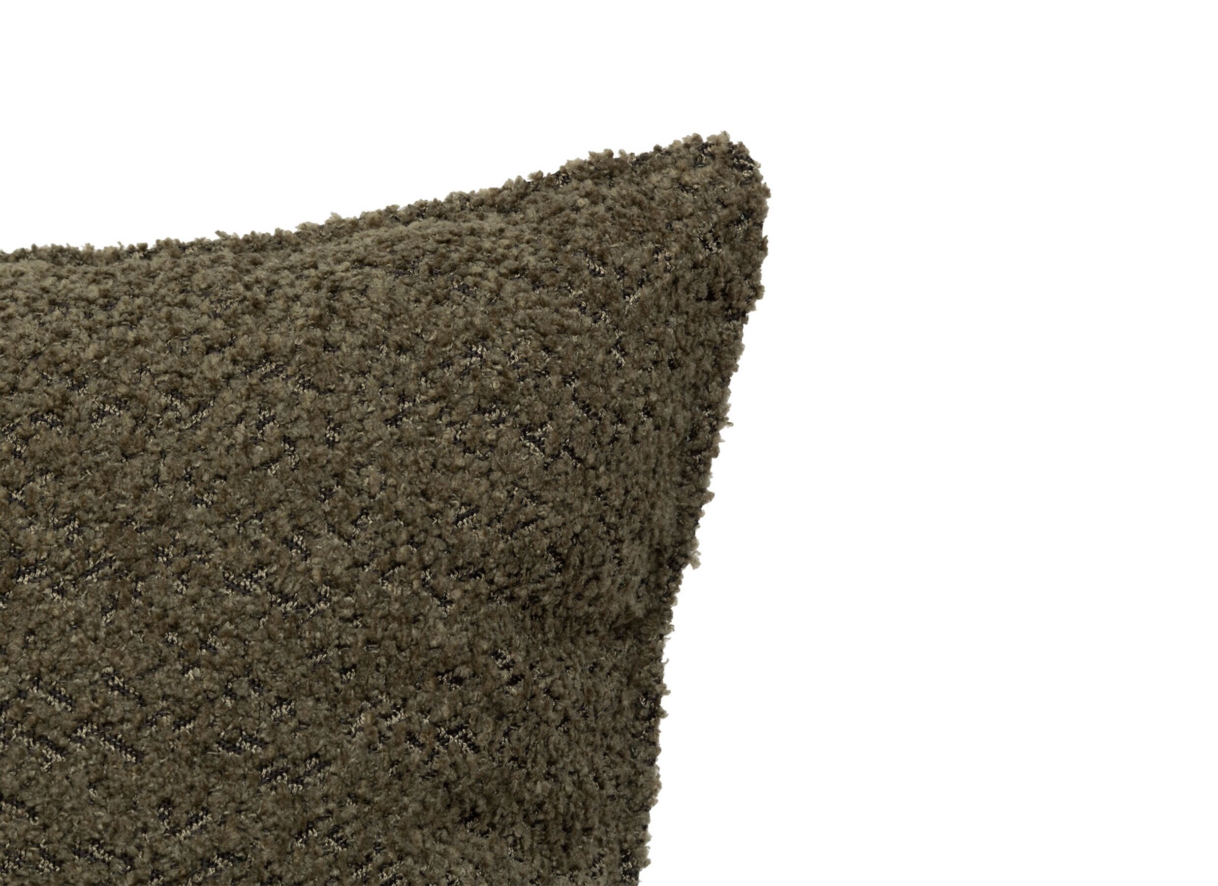 Detailfoto - Kussen Soana 45x45cm - bouclé - kaki