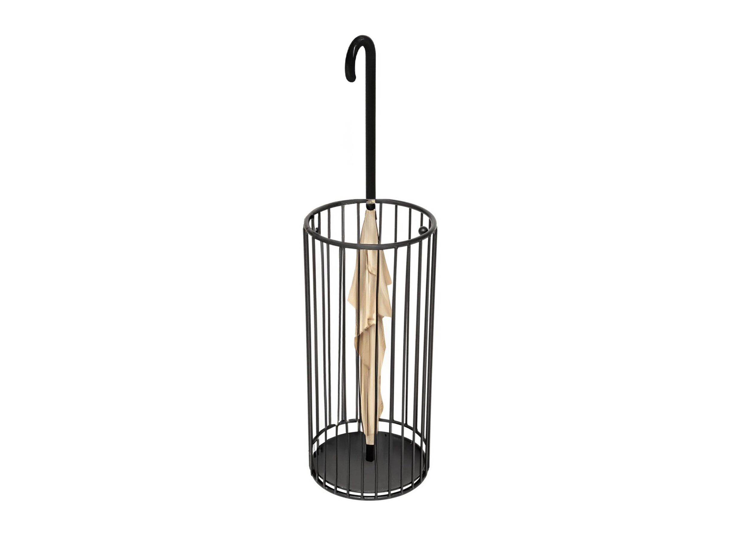 Overzichtsfoto - Paraplubak Metty Ø21x47cm - staal - zwart