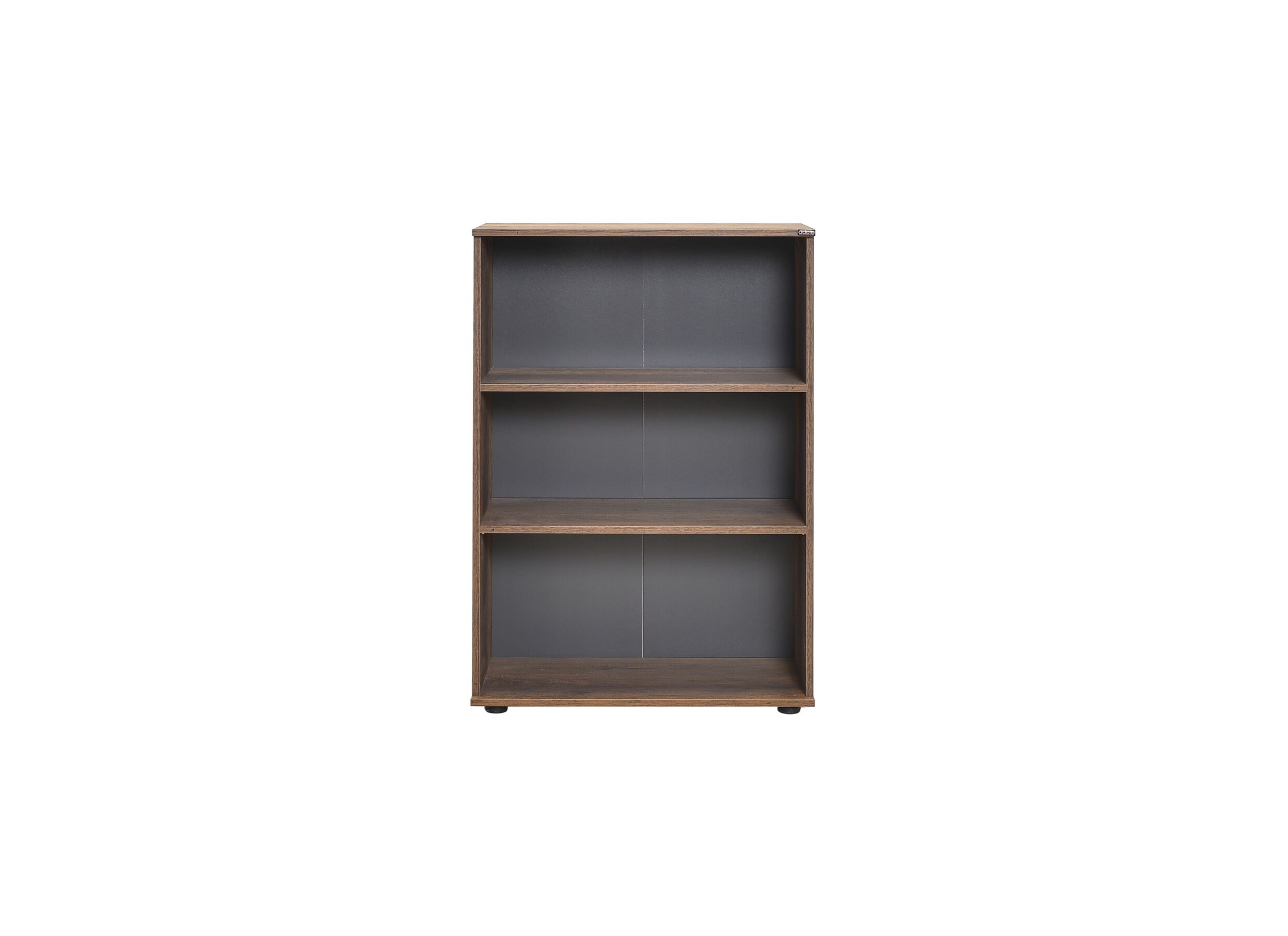 Boekenrek Meradi 72x34x109cm - melamine - oslo walnut