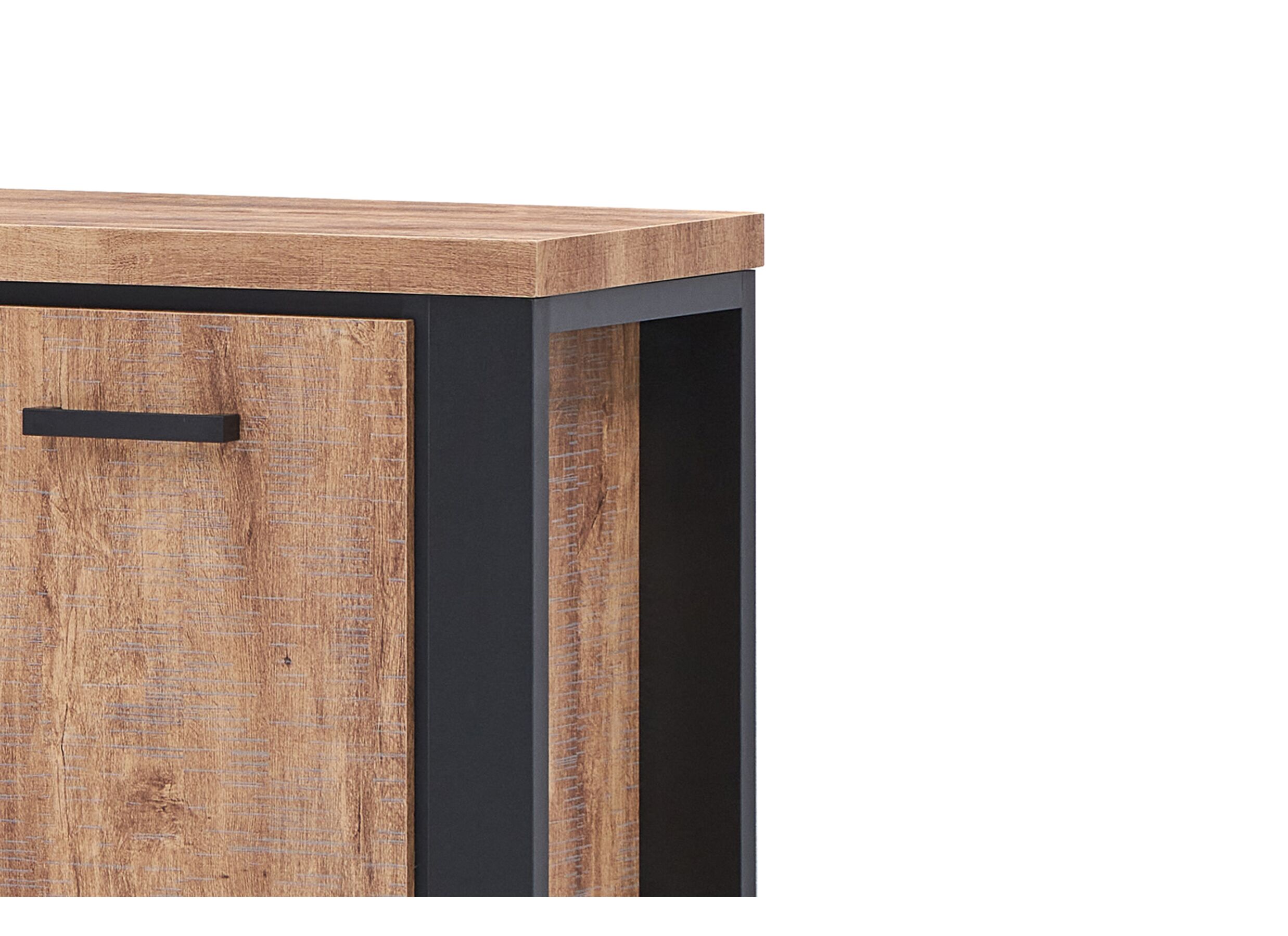 Buffet Estrella 225cm - film décoratif - industrial oak