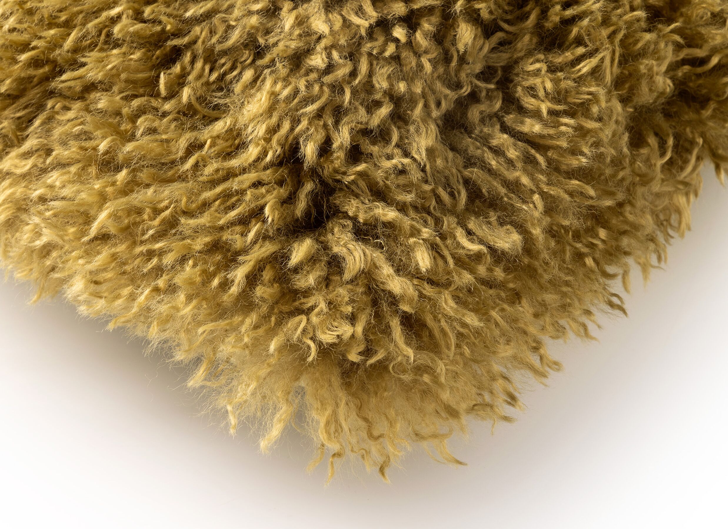 Detail - Coussin Ibby 45x45cm - polyester recyclé - green moss