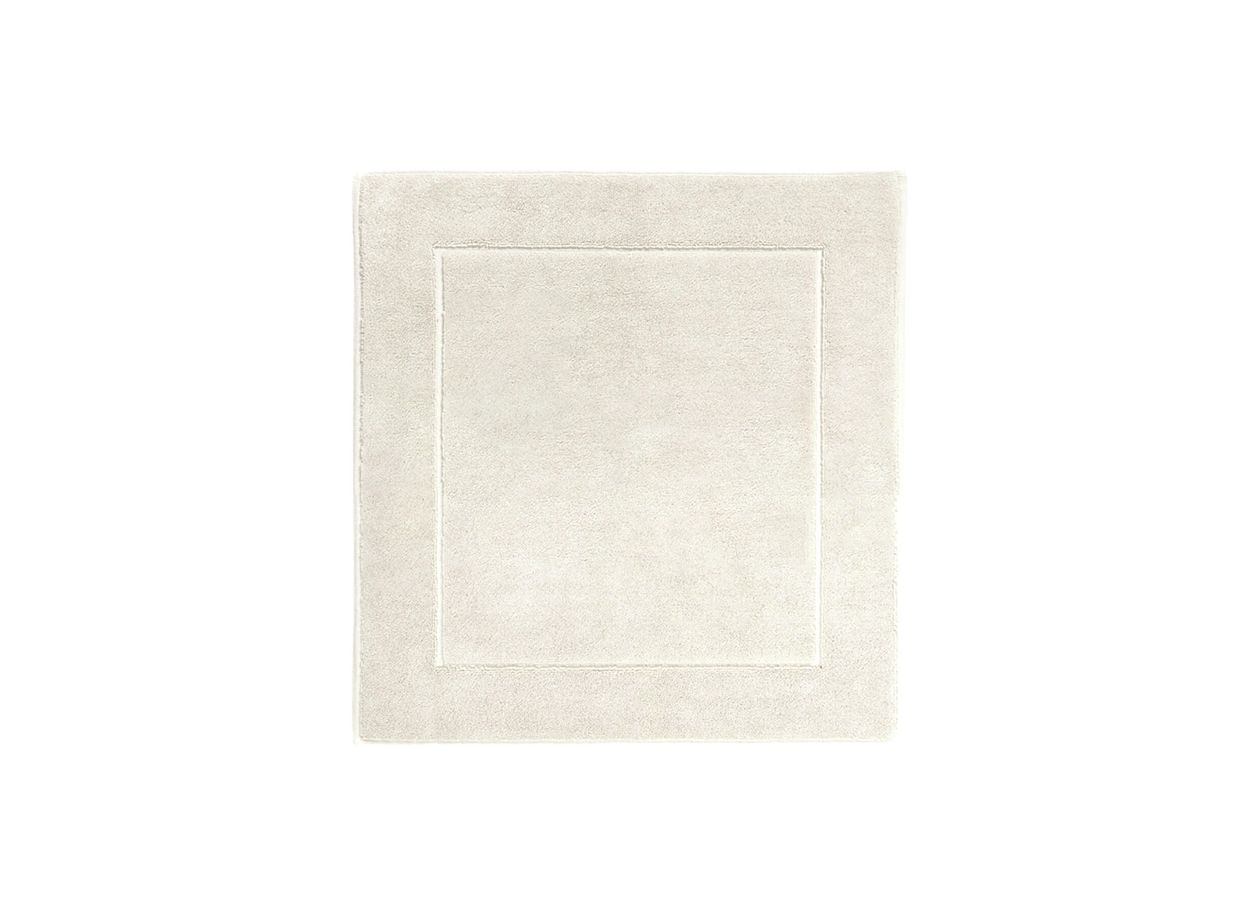 Plus Important - Tapis de bain London 60x60cm - coton - jasmin avec antidérapant