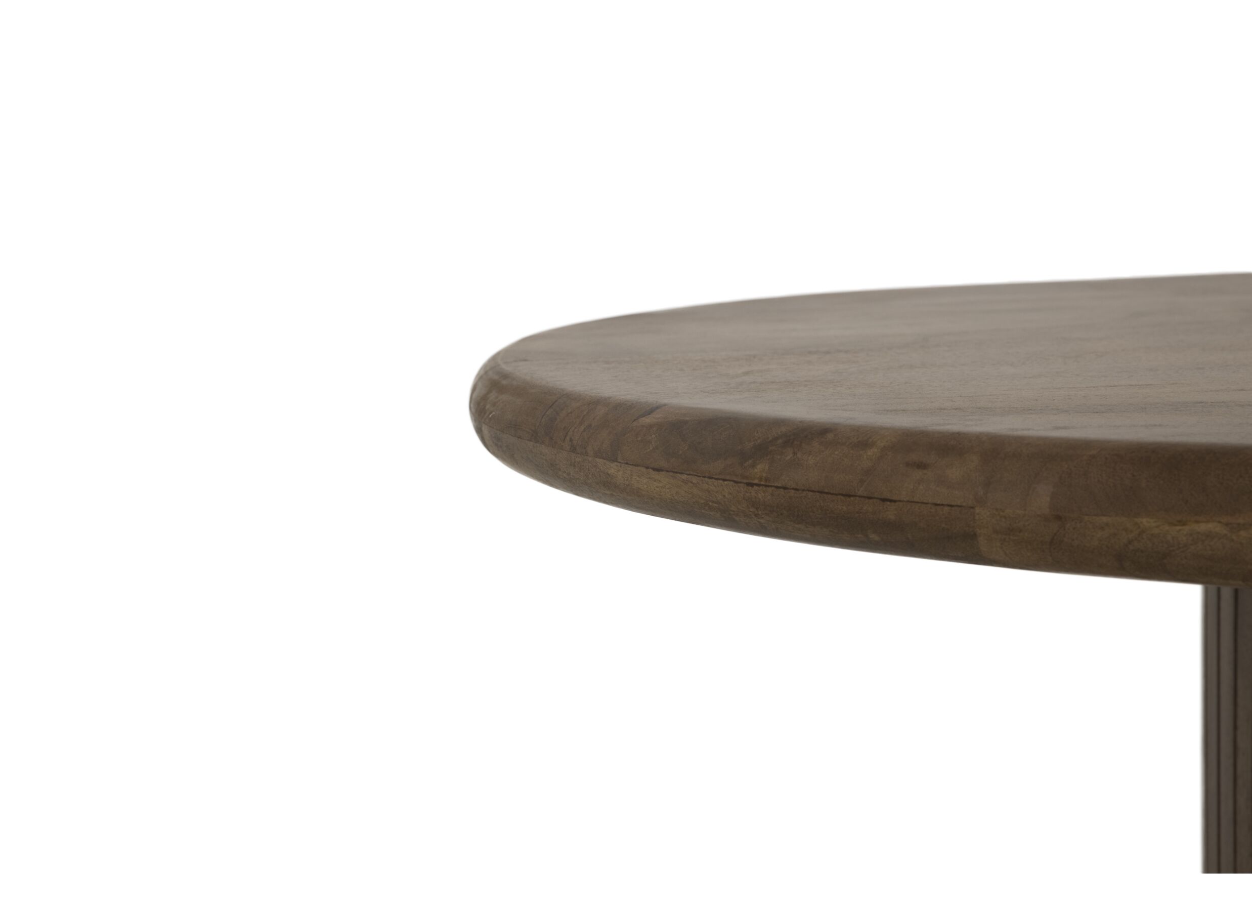 Detail - Table Marrone 240x100cm - manguier massif - marron