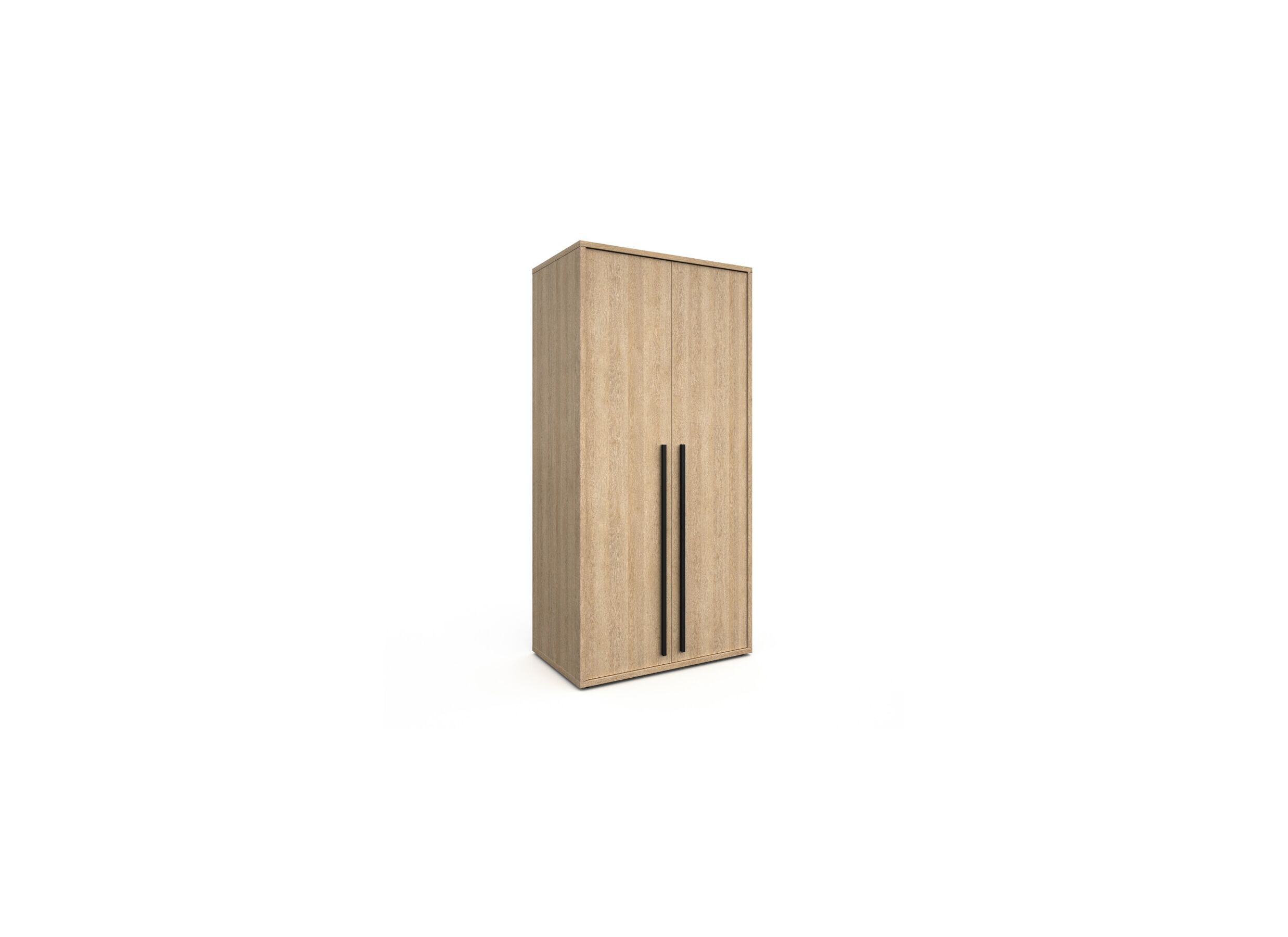 Hoofdfoto - Kleerkast Tessa 102x63x210cm - melamine - zand eik