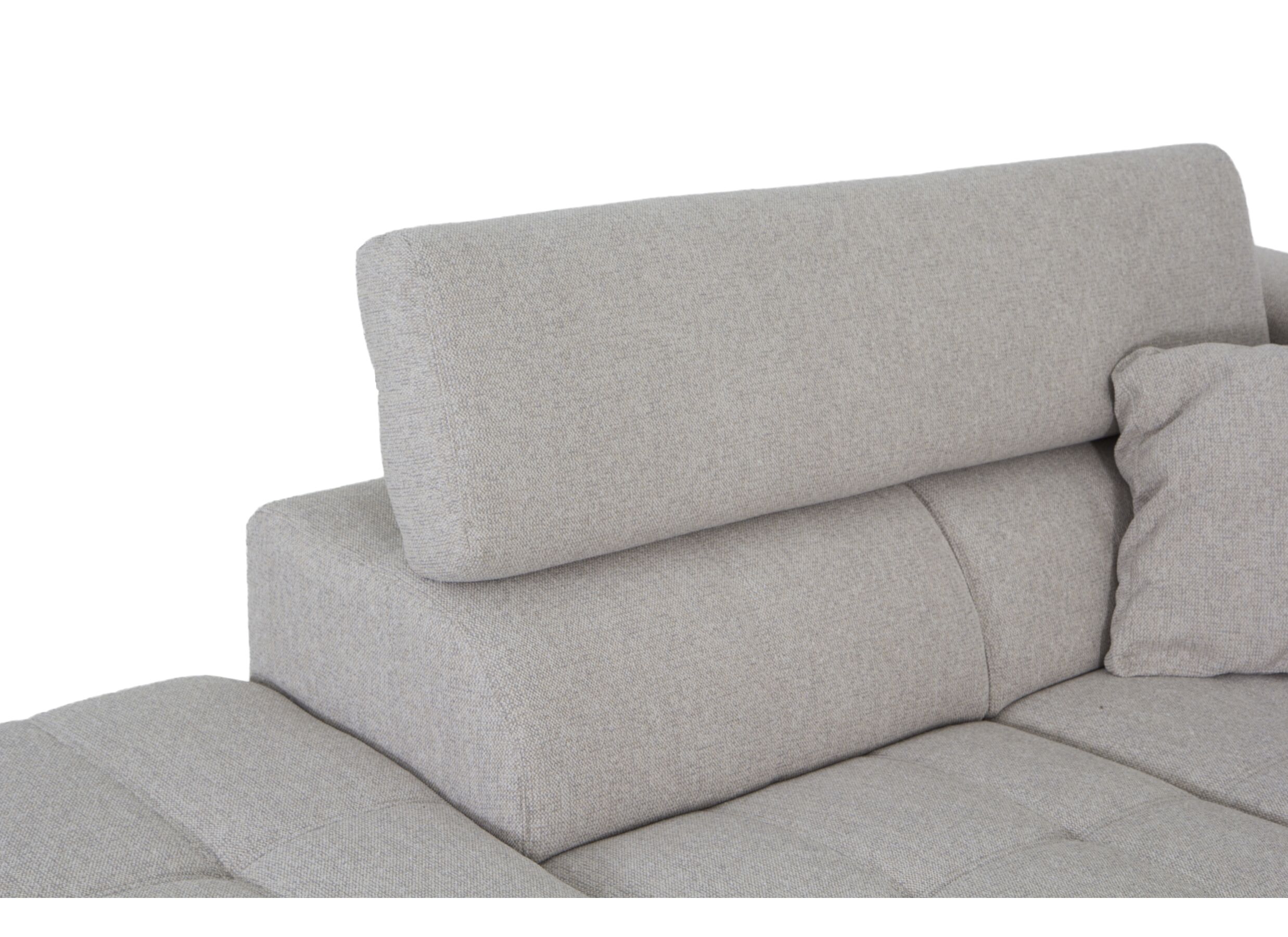 Canapé d'angle Rezzo 291x226cm - tissu avec relax